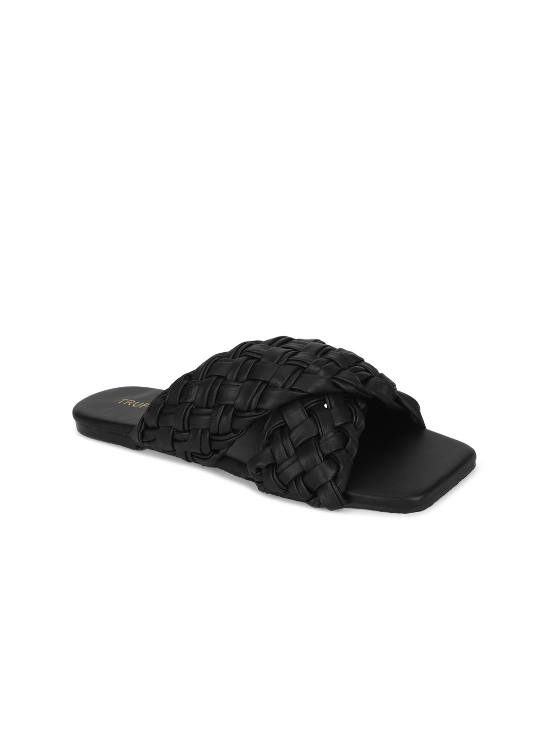 

Truffle Collection Women Black Open Toe Flats
