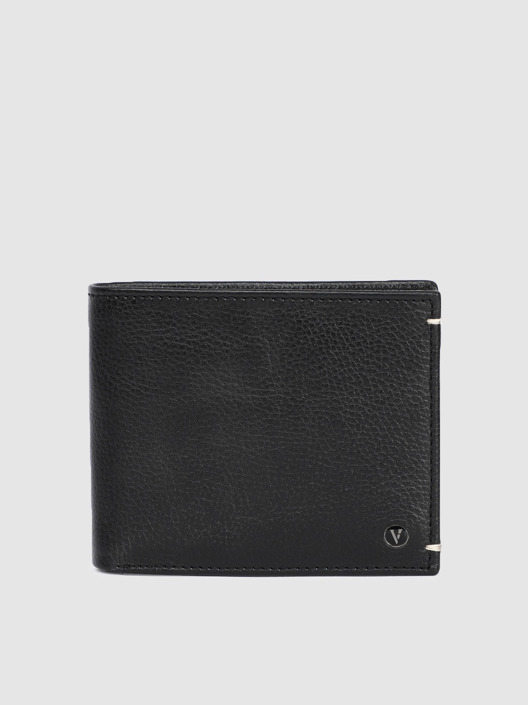 

Van Heusen Men Black Leather Two Fold Wallet