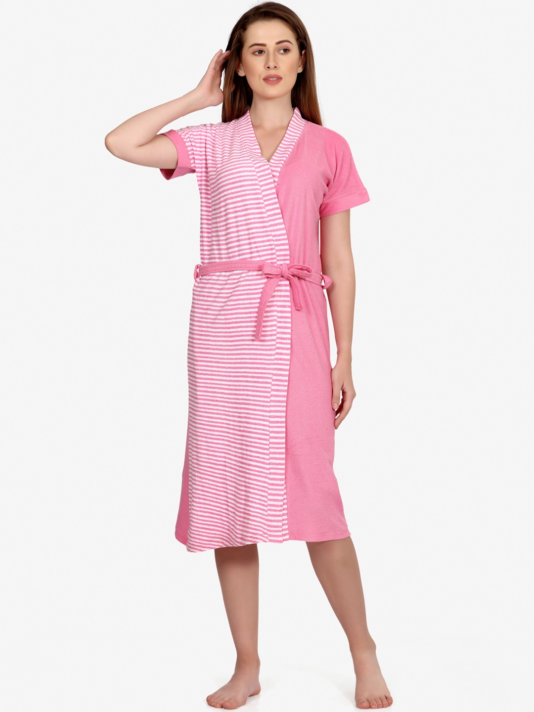 

Sand Dune Women Pink Bath Robe