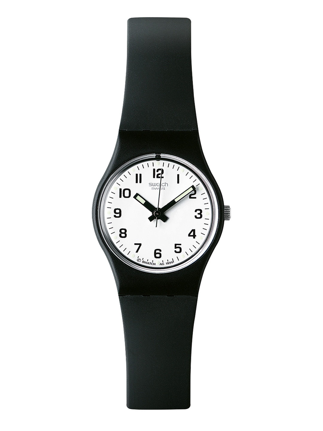 

Swatch Unisex White Dial & Black Ceramic Straps Analogue Watch