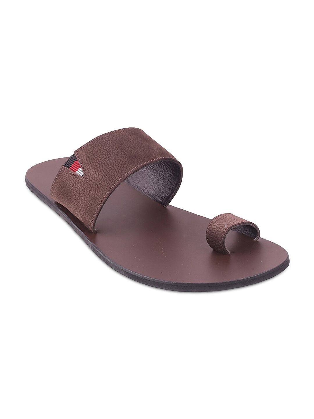 

Metro Men Brown Leather Comfort Sandals