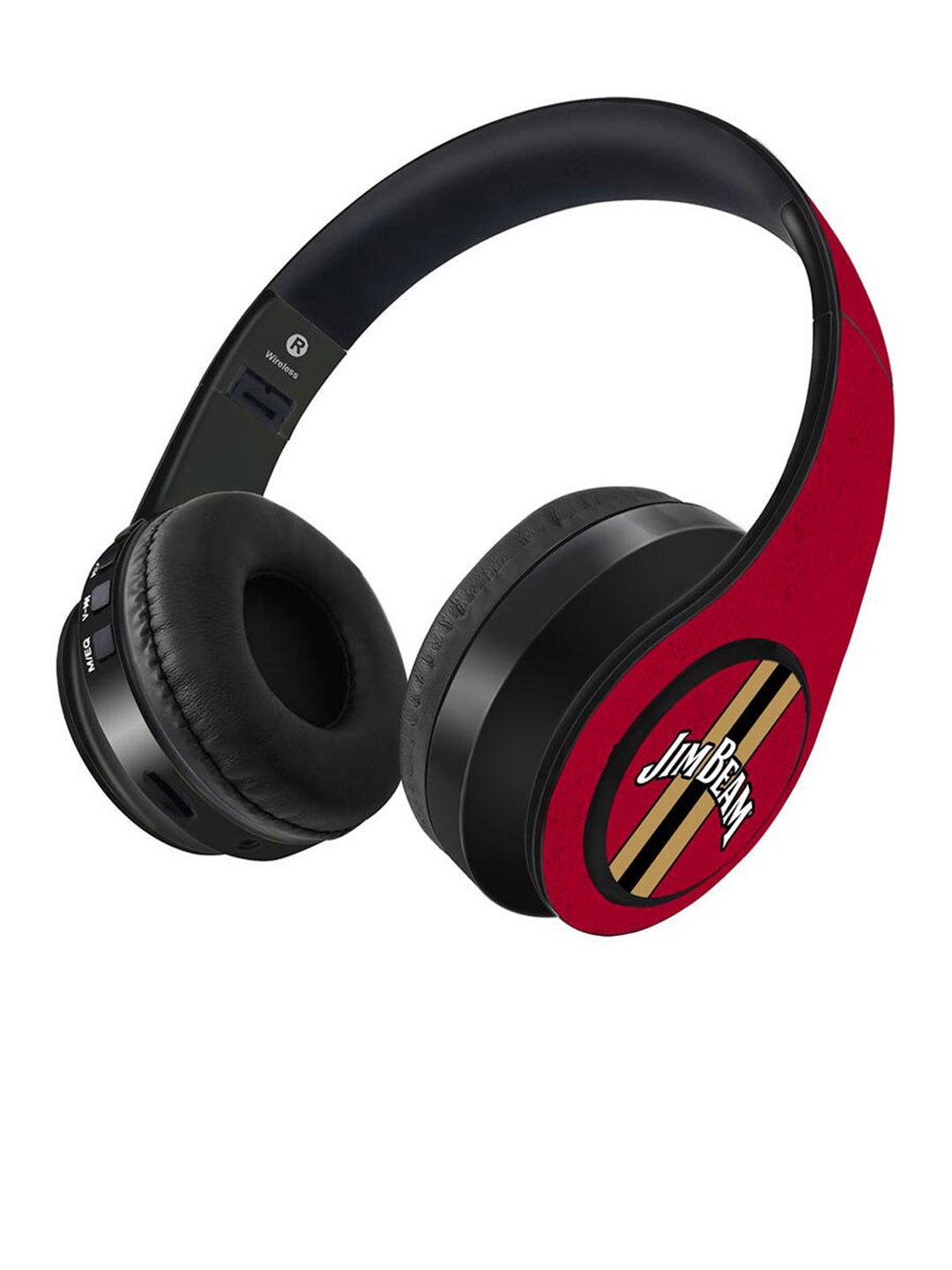 

macmerise Red Solid Bluetooth On Ear Headphones with 9 Hrs Battery & Mic