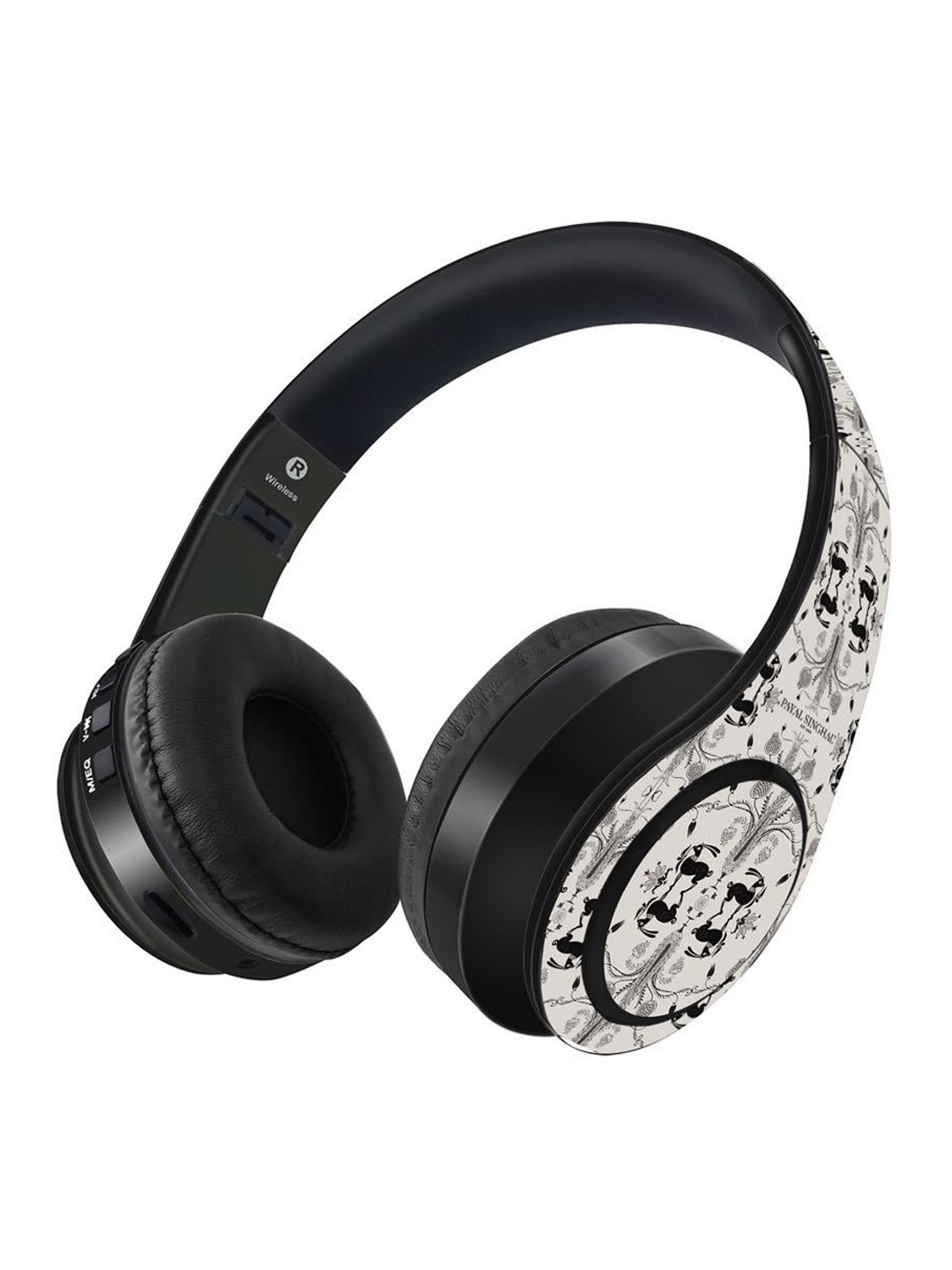 

macmerise Black Solid Bluetooth On Ear Headphones with 9 Hrs Battery & Mic