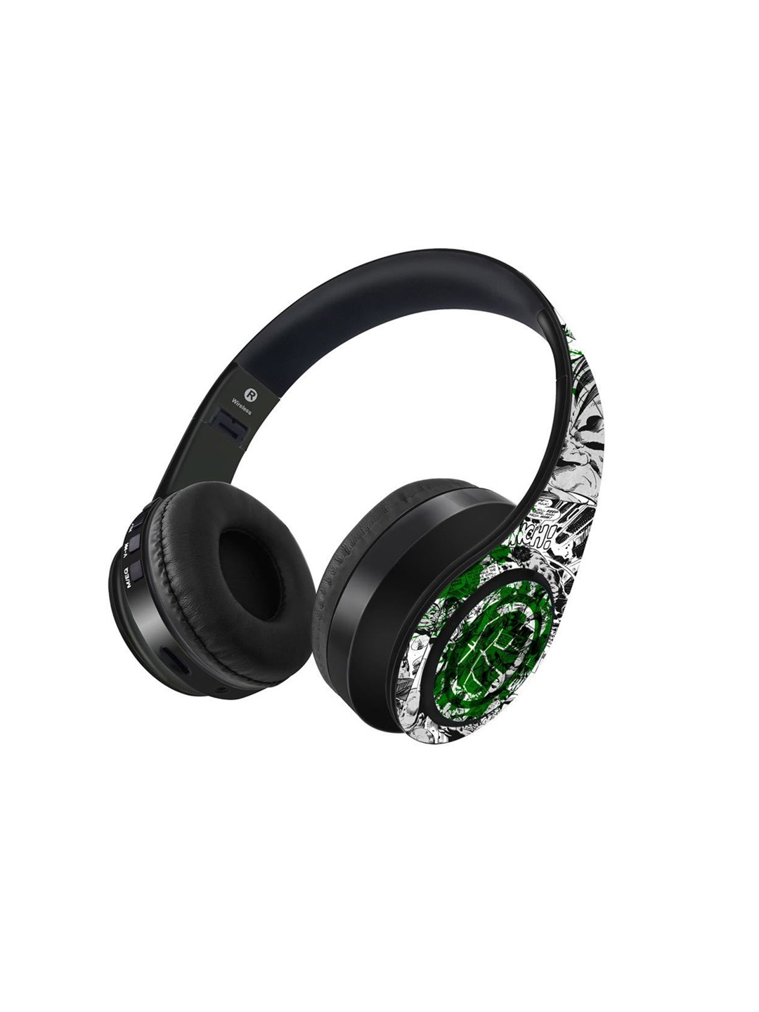 

macmerise Black Solid Bluetooth On Ear Headphones with 9 Hrs Battery & Mic