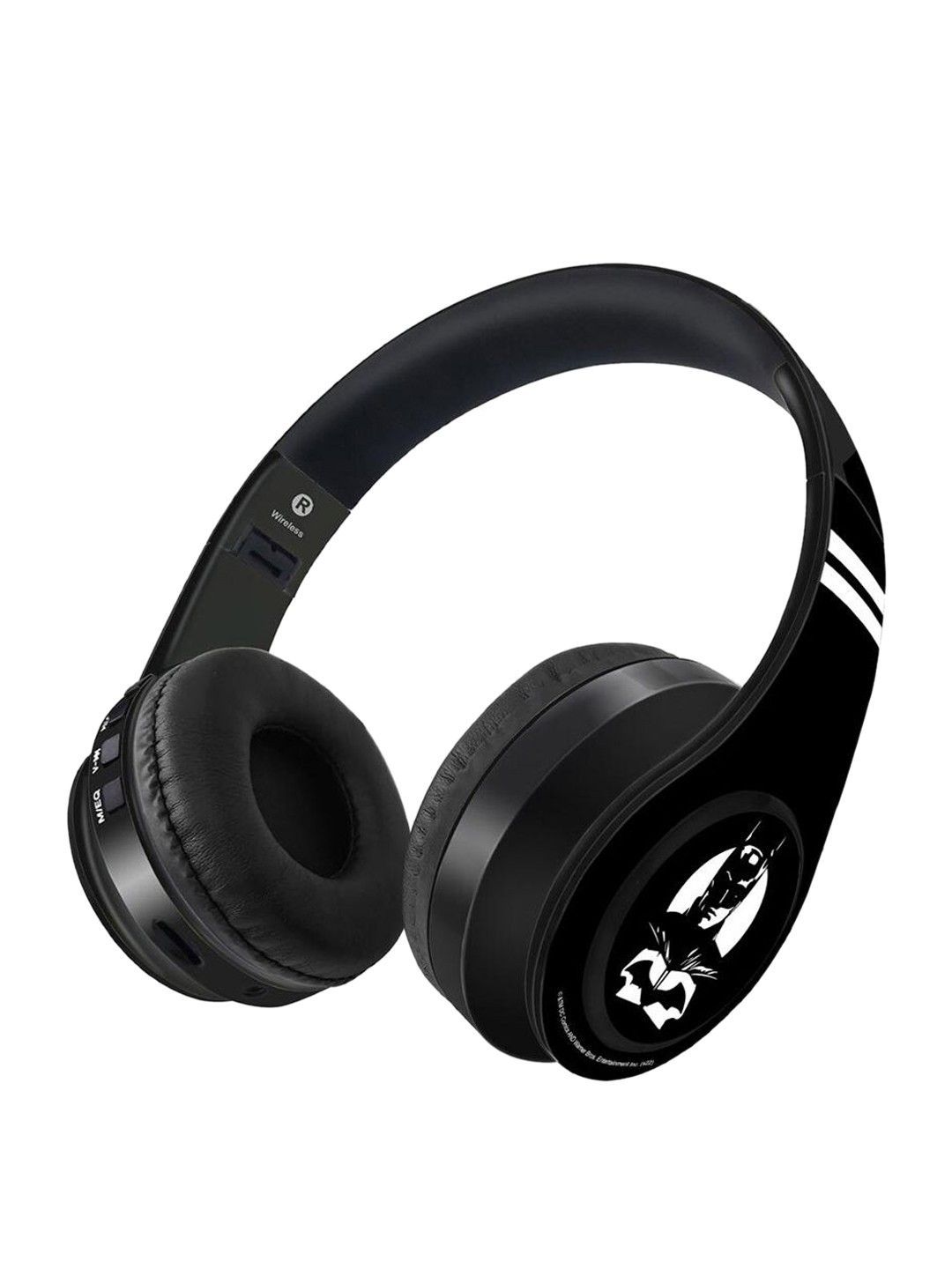 

macmerise Black & White Printed The Bat Art Decibel Wireless On Ear Headphones