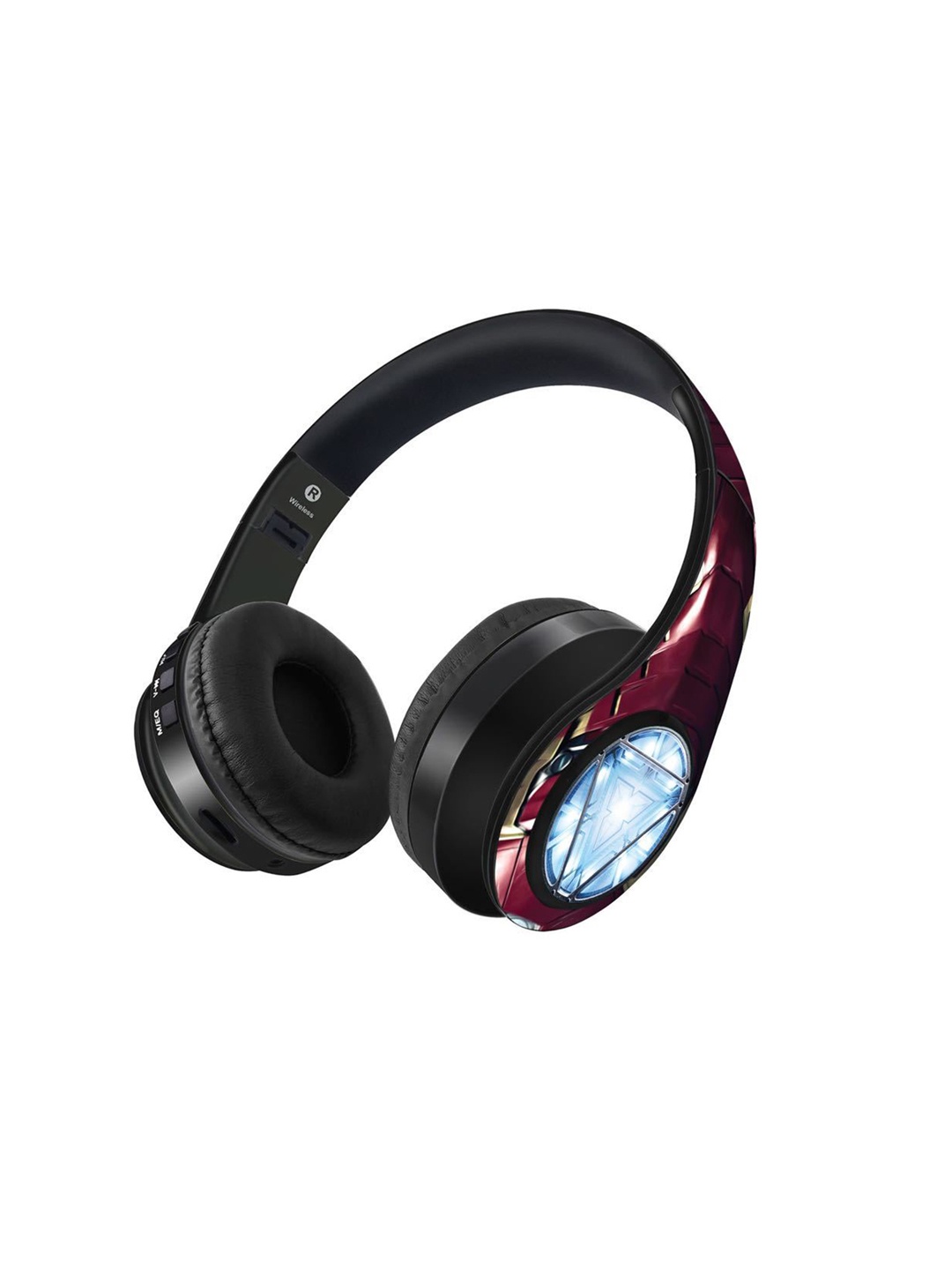 

Black Suit up Ironman Printed Wireless Over-Ear Headphone, Multi