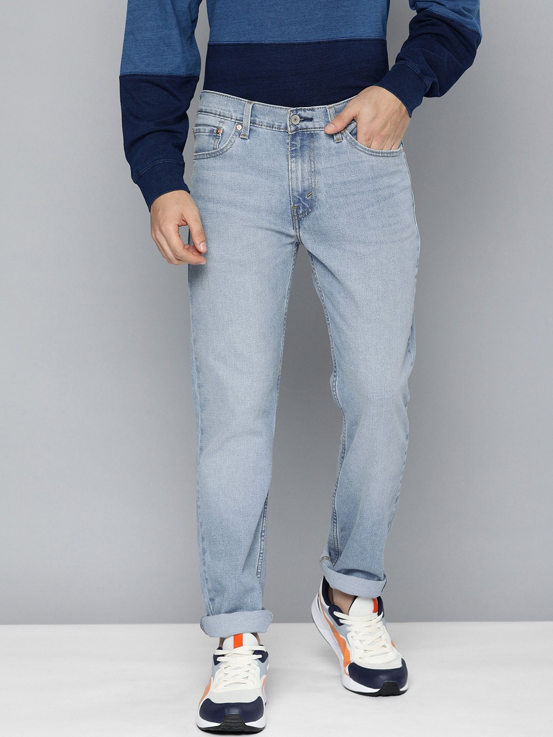 

Levis Men Blue 511 Slim Fit Light Fade Stretchable Jeans