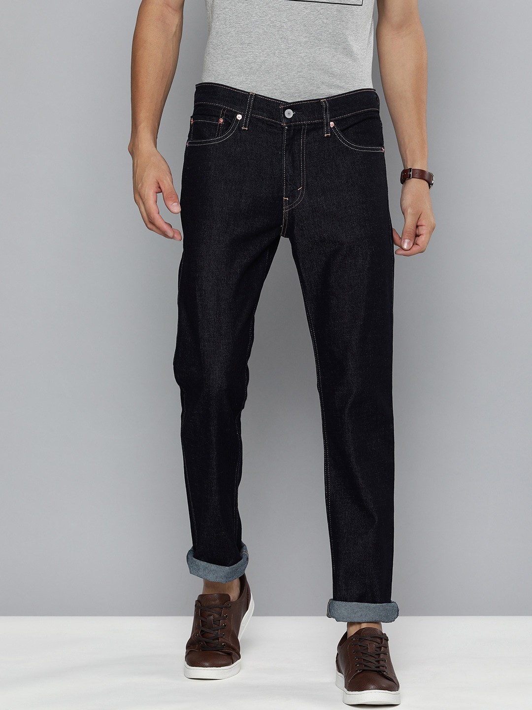 

Levis Men Blue 511 Slim Fit Mid-Rise Light Fade Stretchable Jeans