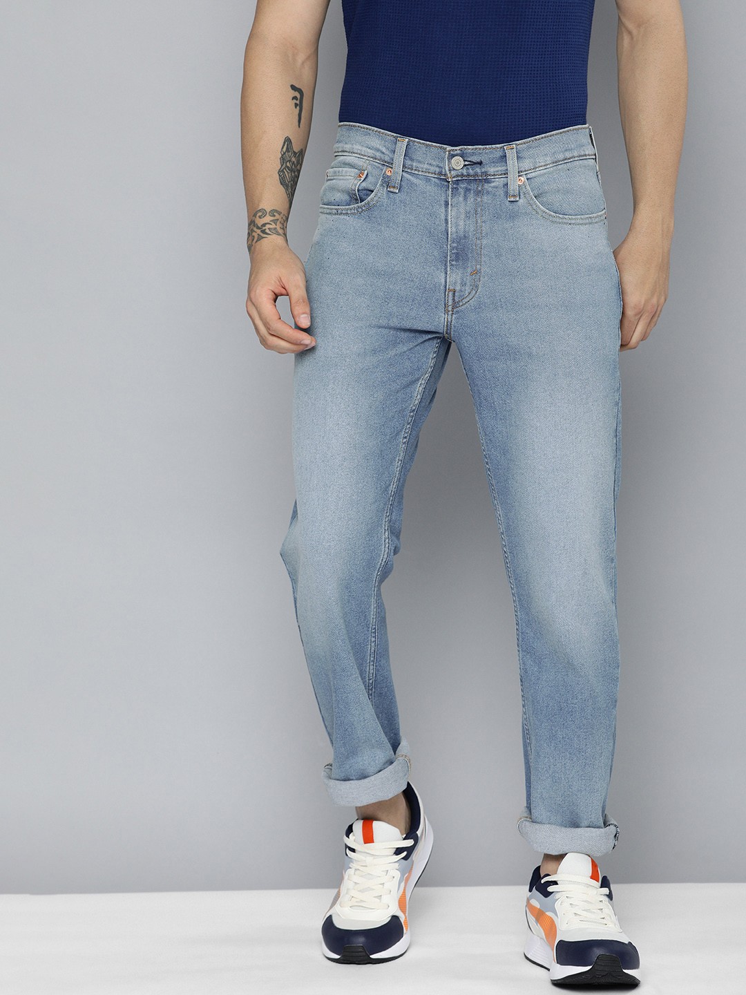 

Levis Men Blue 511 Slim Fit Light Fade Stretchable Jeans