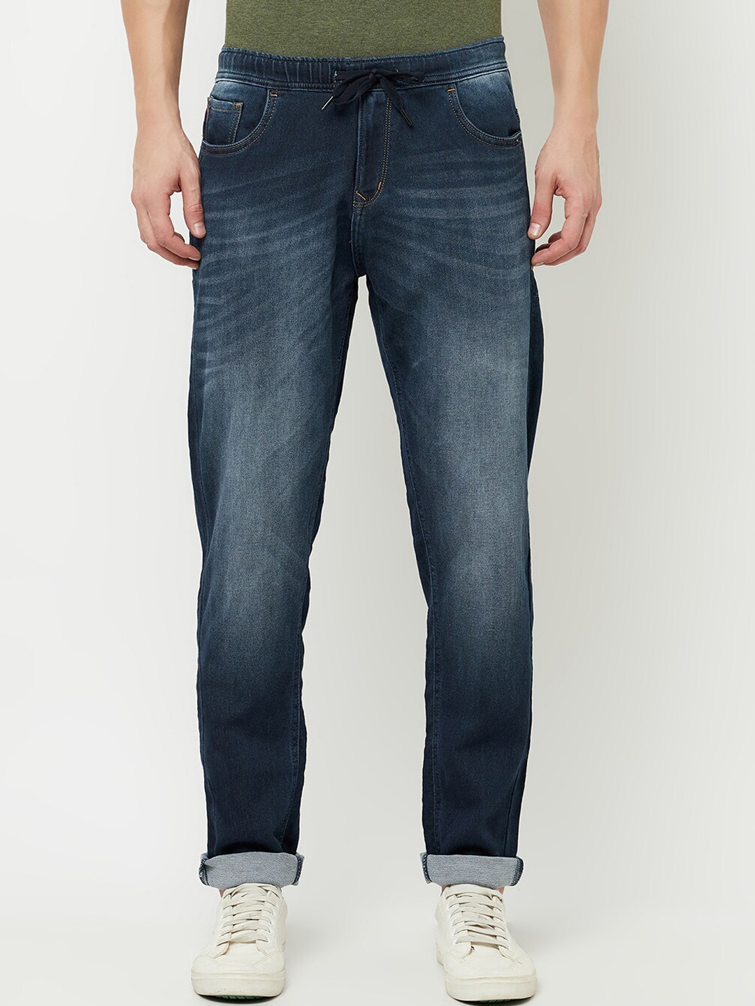 

Octave Men Blue Heavy Fade Stretchable Cotton Jeans