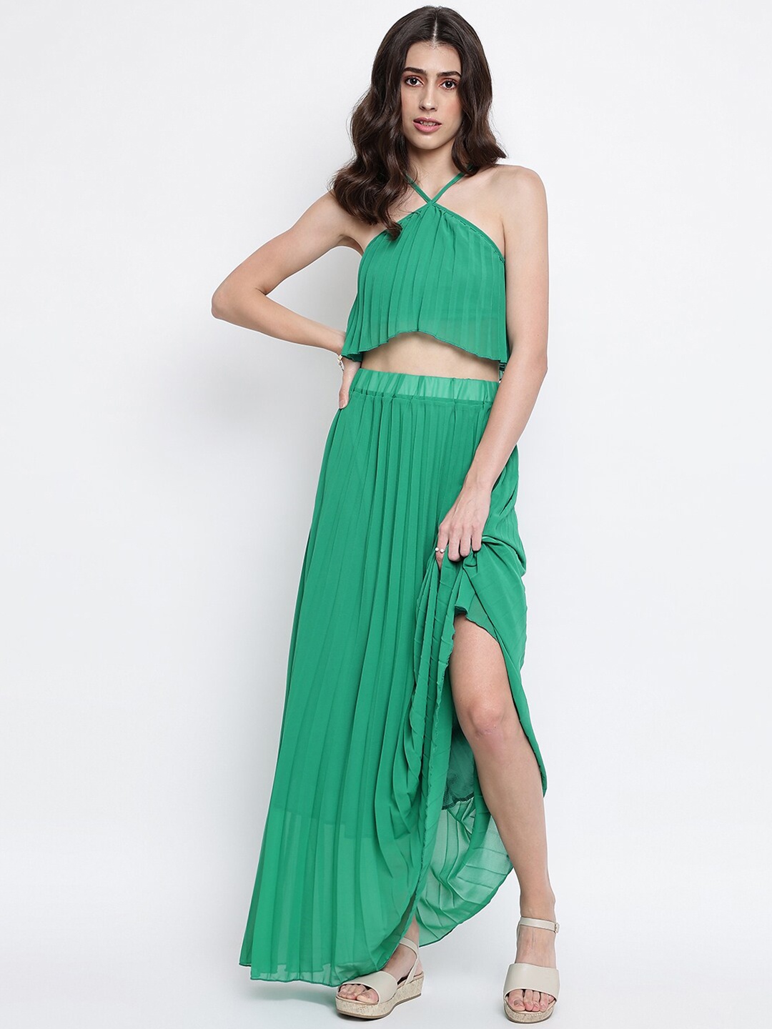 

iki chic Top with Skirt Co-Ords, Green