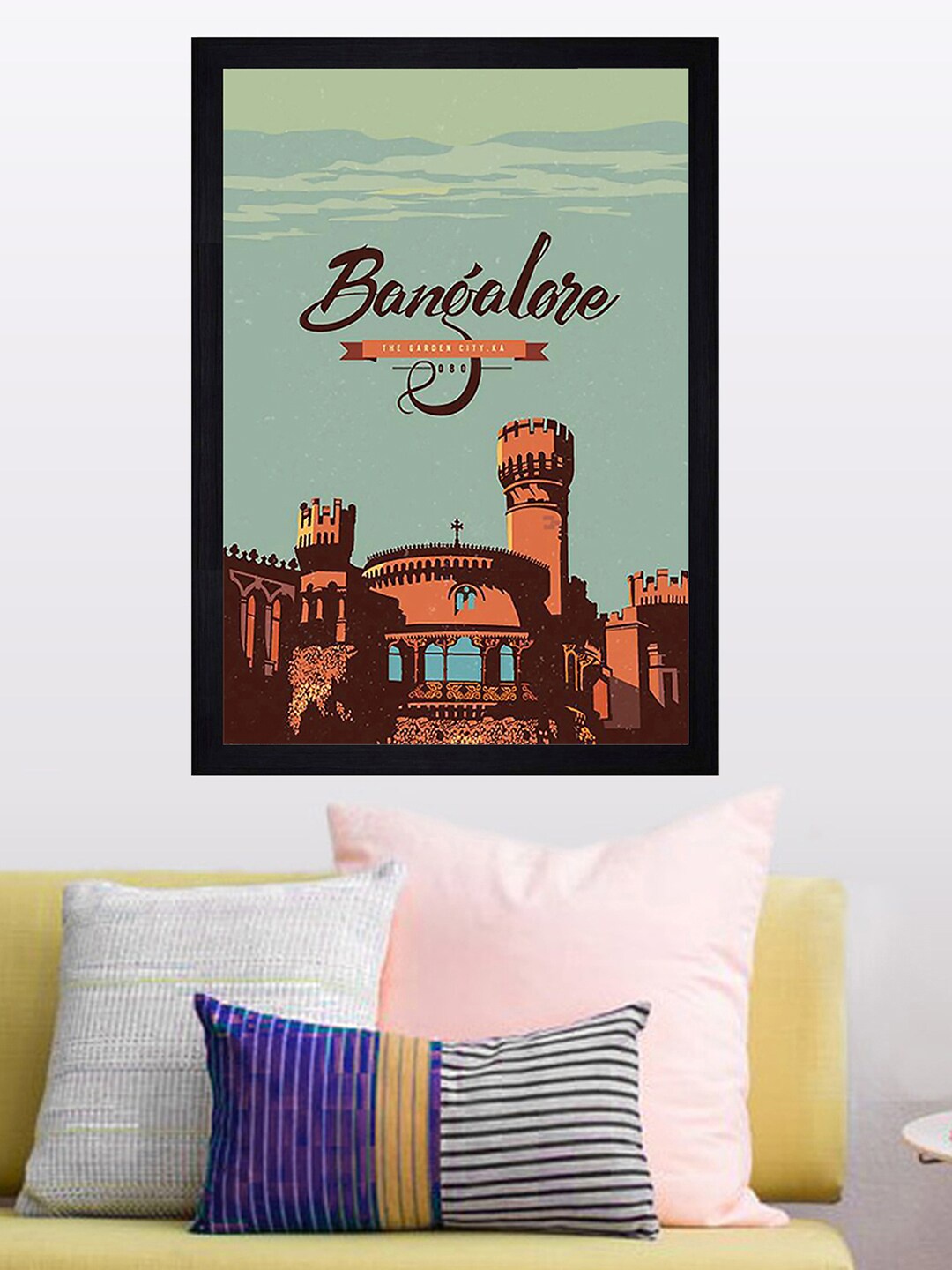 

Gallery99 Orange & Mint Green Cinnamon Bangalore Texture Paper Framed Art Print