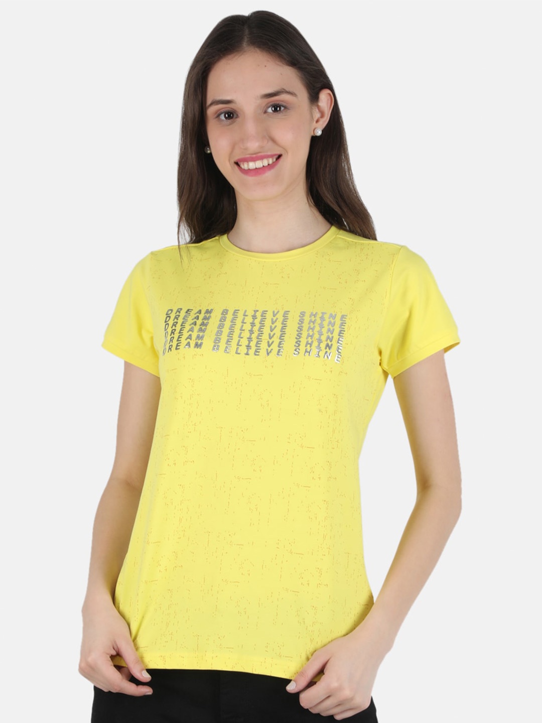 

Monte Carlo Women Yellow T-shirt