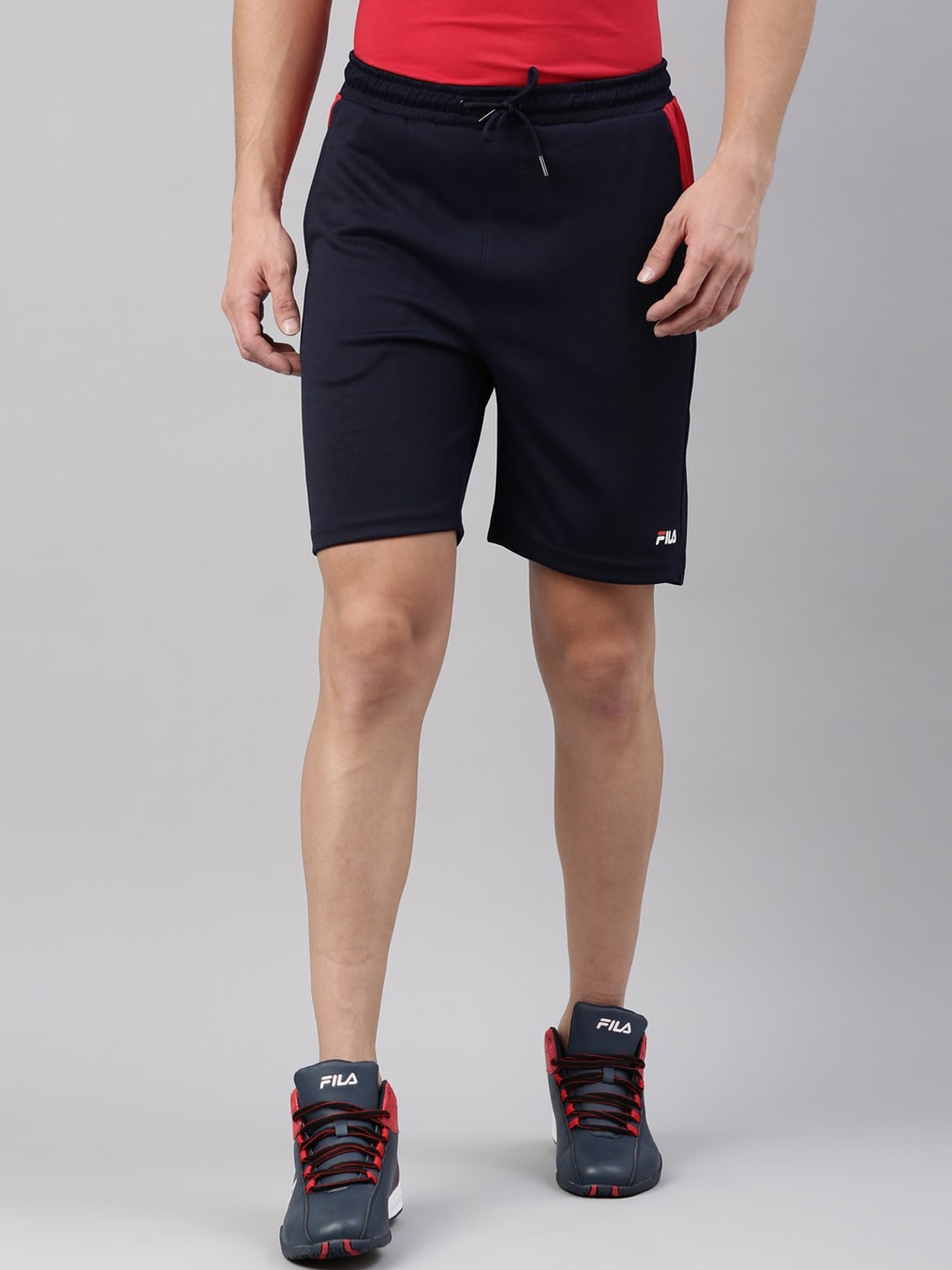 FILA Men Blue Training or Gym Sports Shorts