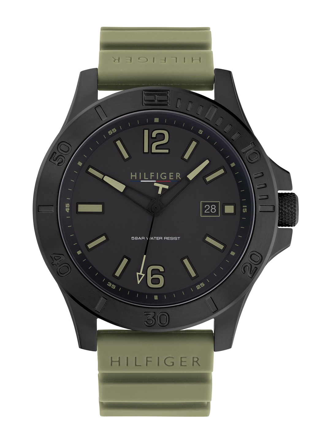 

Tommy Hilfiger Men Dial & Bracelet Style Straps Analogue Watch TH1791992, Black