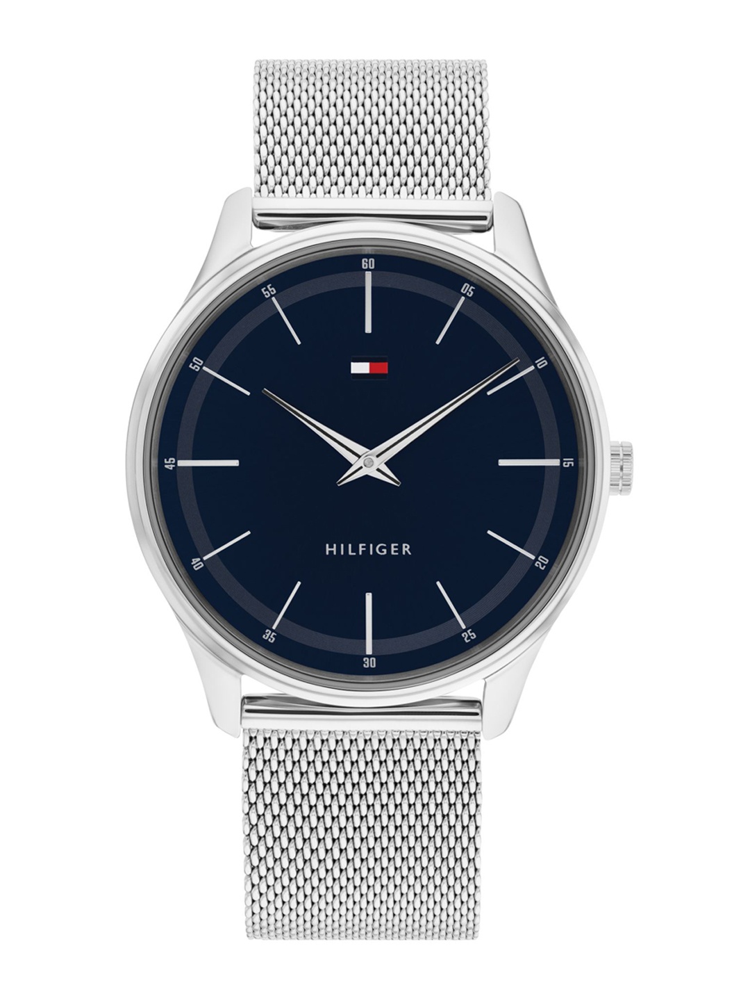 

Tommy Hilfiger Men Dial & Stainless Steel Bracelet Style Straps Analogue Watch TH1710468, Blue