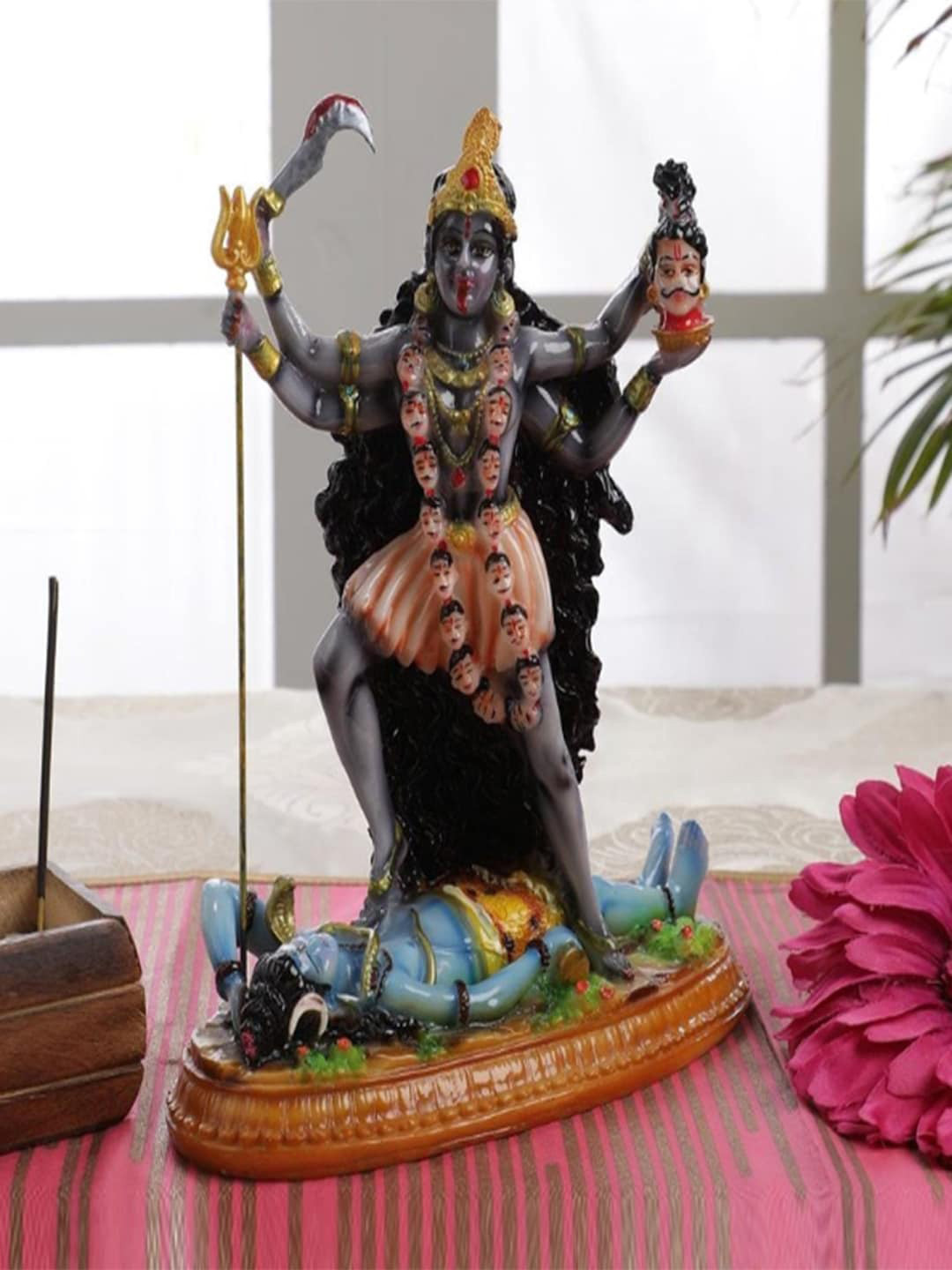 

Gallery99 Goddess Kali Mata Showpiece, Multi