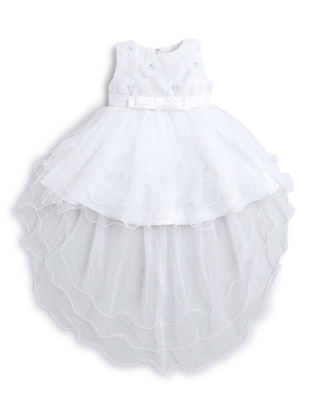 

Hopscotch White Fit and Flare Dress