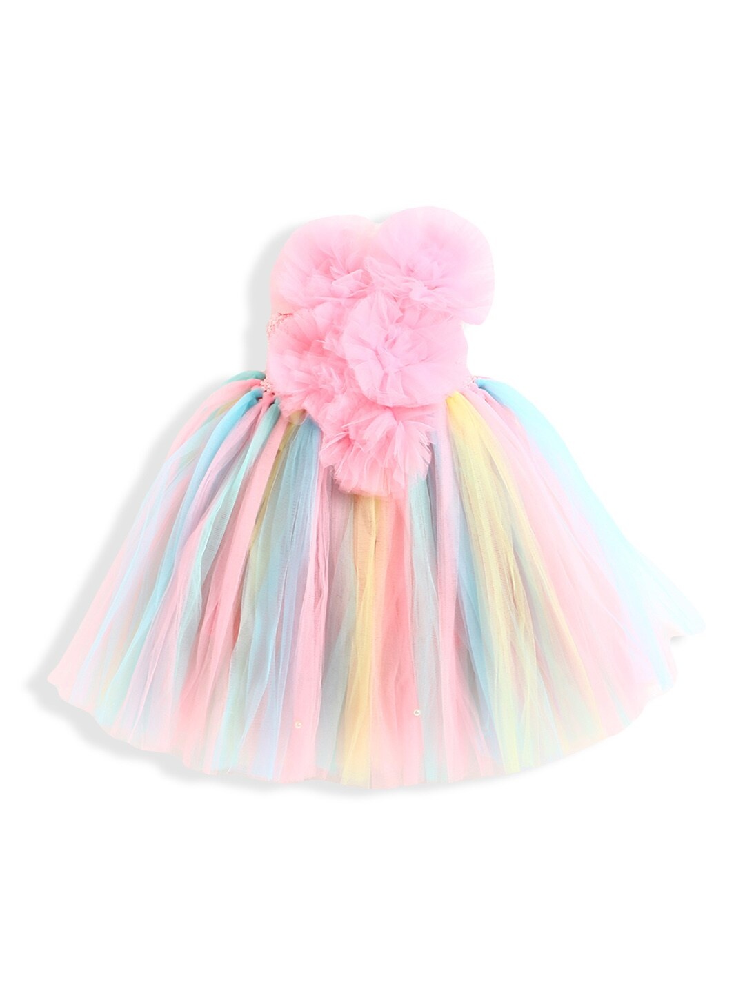 

Hopscotch Girls Pink & Blue Empire Dress