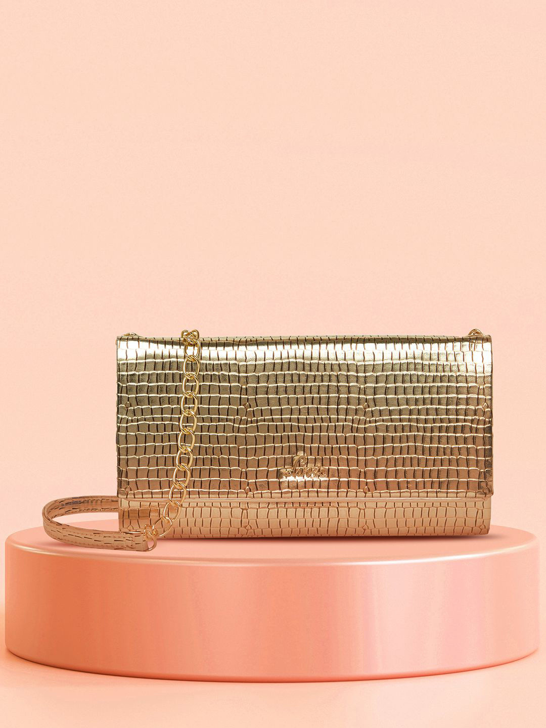 

Lavie Breeze Party Women Gold-Toned Slingbag