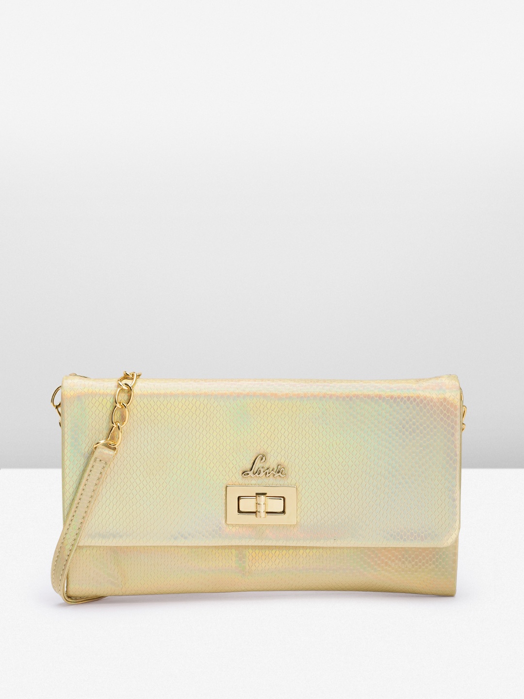 

Lavie Iridescent Textured Structured Sling Bag, Multi