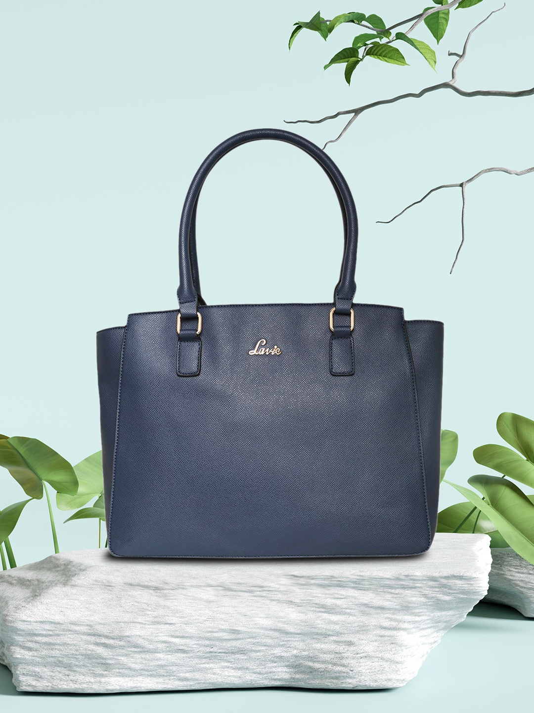 

Lavie Kaley Women Blue Solid Kaley Large Tote Bag