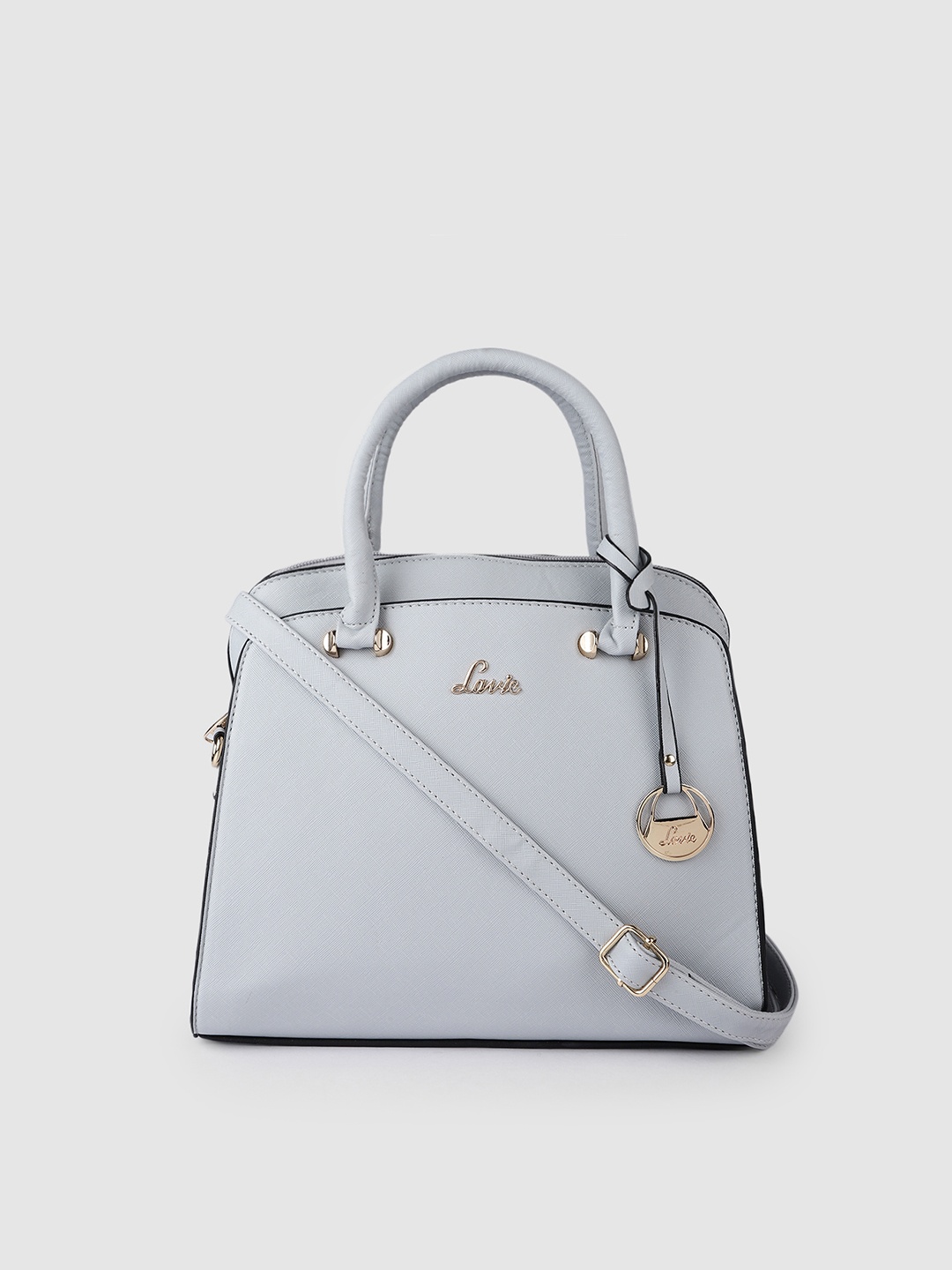 

Lavie Tinsel Women Grey Frame Clutch, Blue