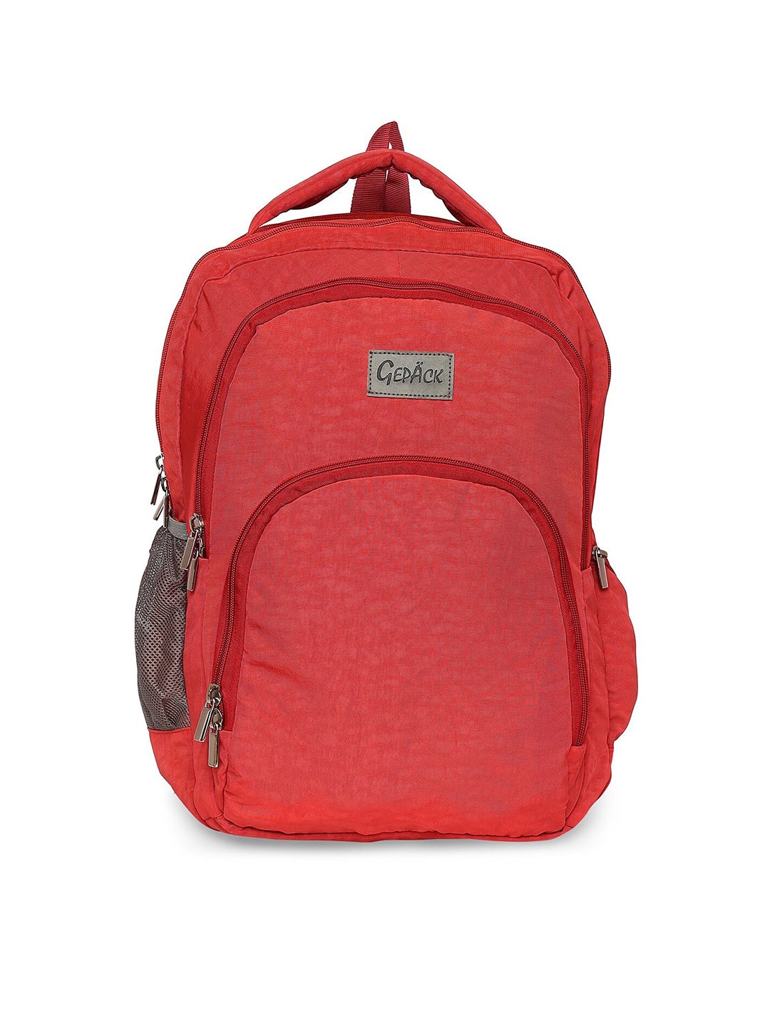 GEPACK Unisex Red Polyester Laptop Backpack 32 L