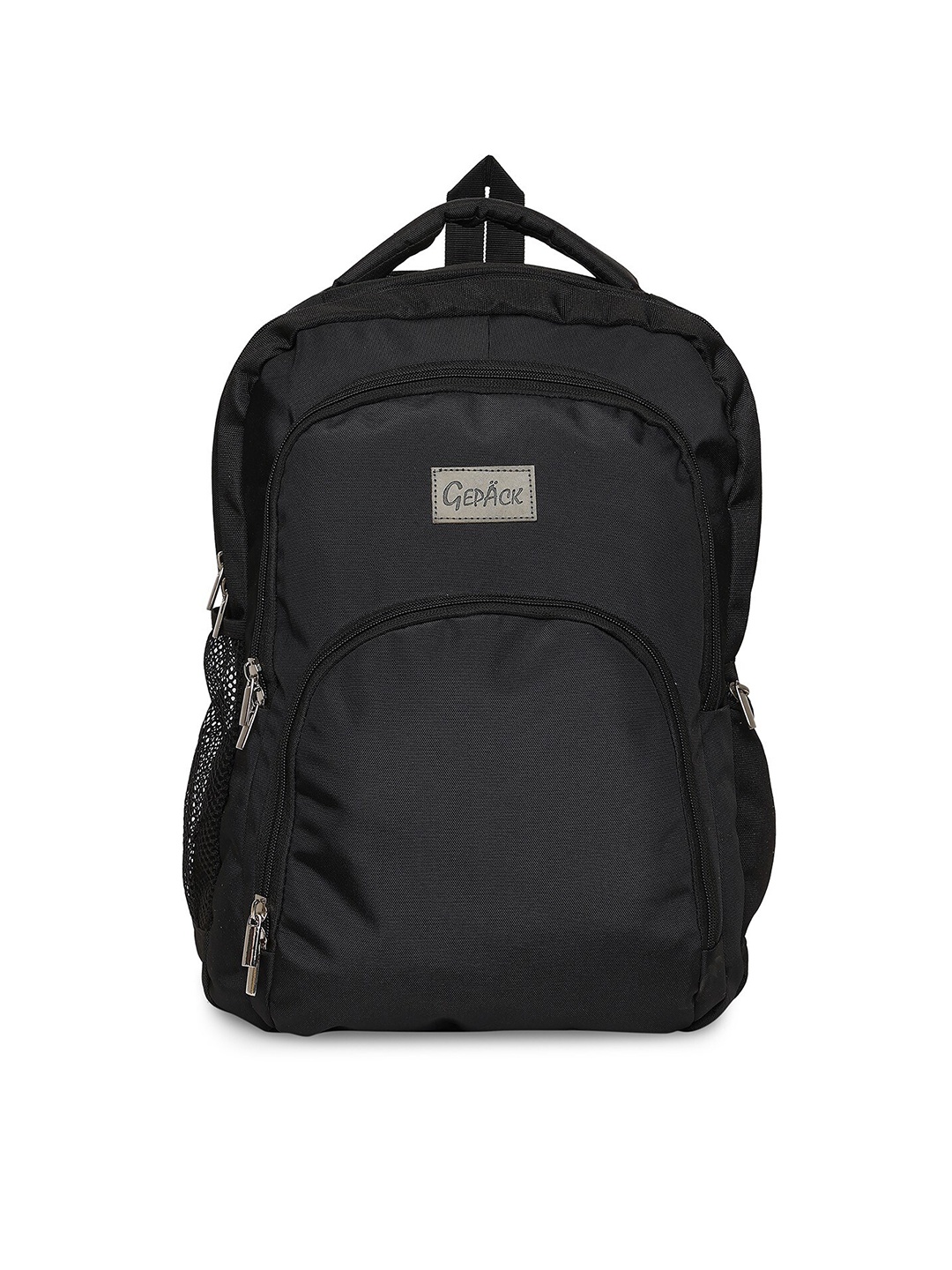 

GEPACK Unisex Black Polyester Laptop Backpack 32 L