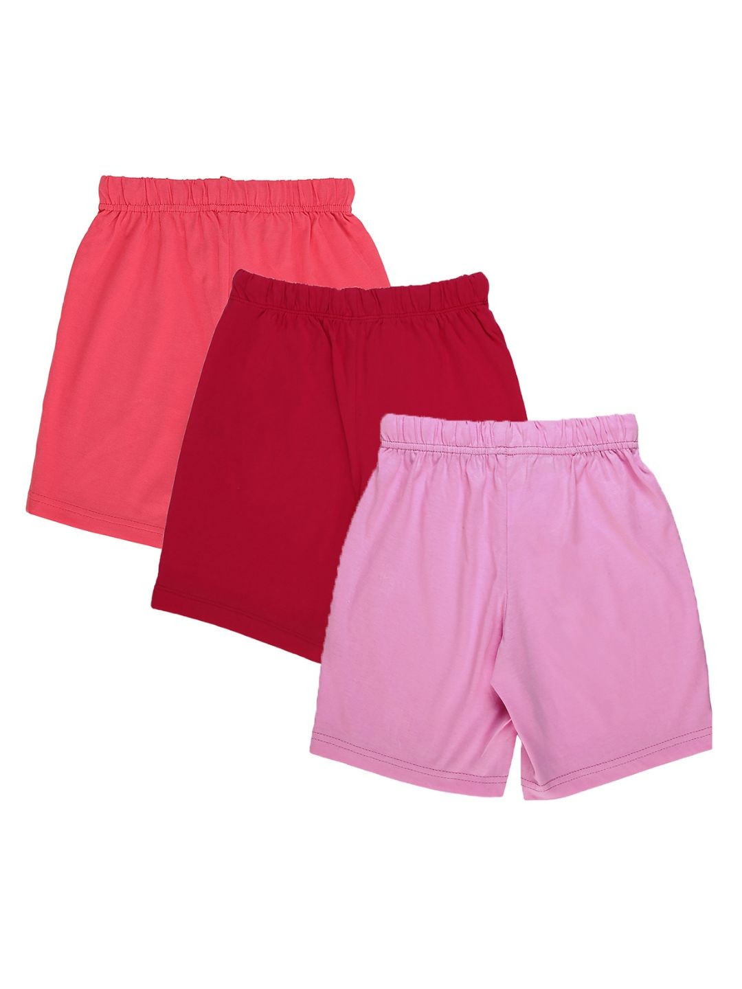 

My Milestones Pack of 3 Girls Shorts, Pink