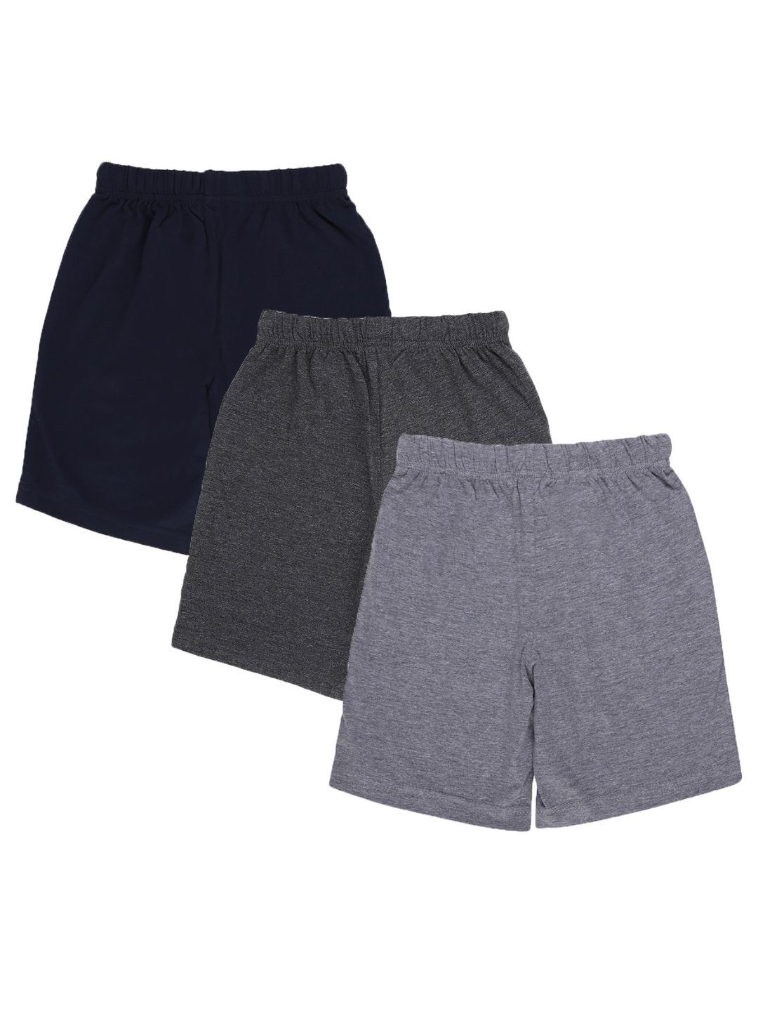 

My Milestones Boys Pack of 3 Shorts, Grey