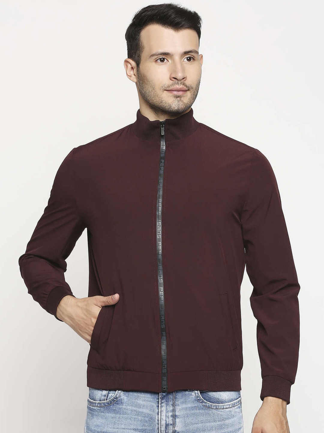 

Pepe Jeans Men Red Sporty Jacket