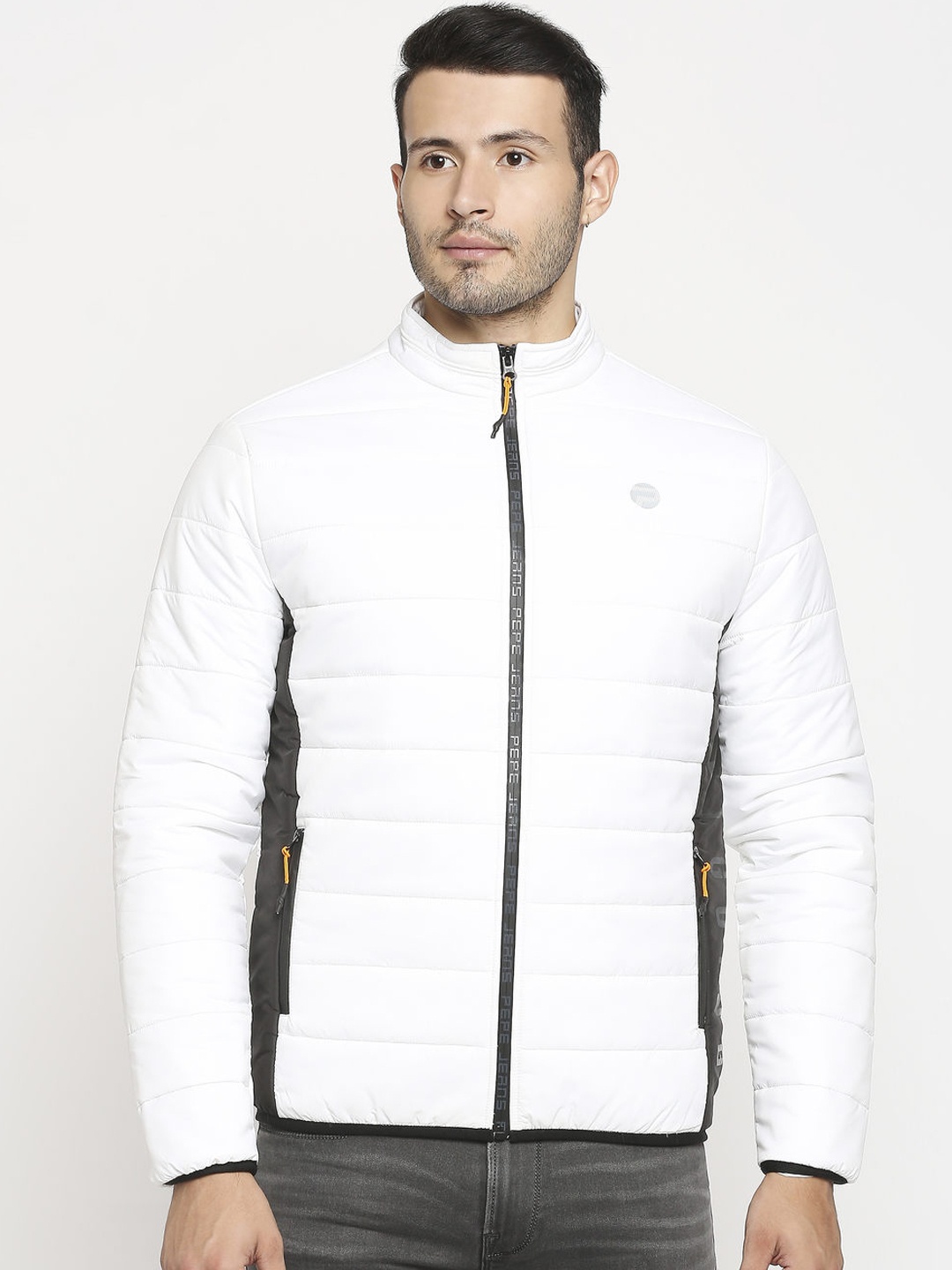 

Pepe Jeans Men White Puffer Jacket