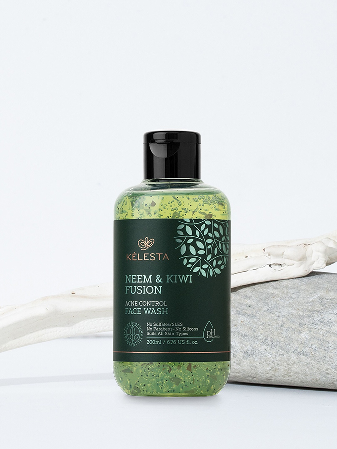 

KELESTA Organic Neem & Kiwi Fusion Acne Control Face Wash 200 ml, Green