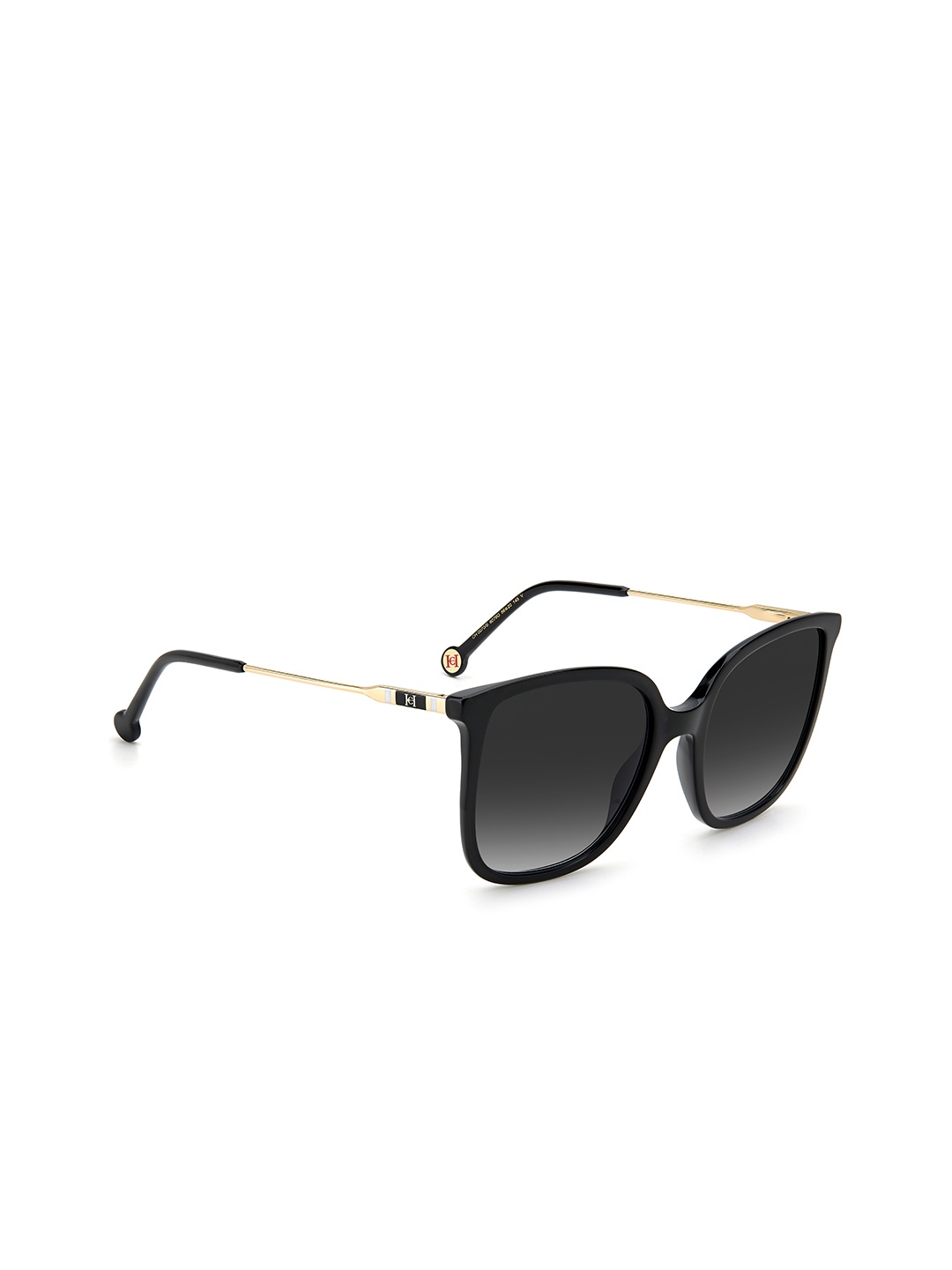 

Carolina Herrera Women Grey Lens & Black Round Sunglasses with UV Protected Lens