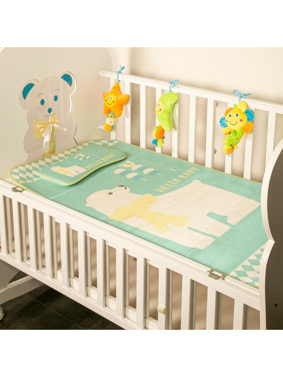 

Baby Moo Unisex Kids Green Bath Towels