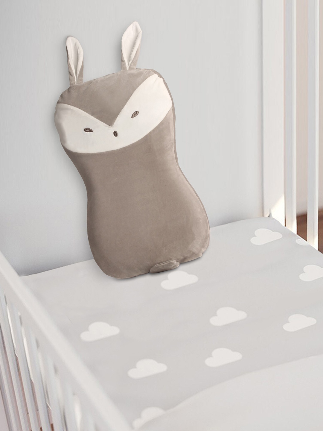 

Baby Moo Kitty Memory Pillow, Grey