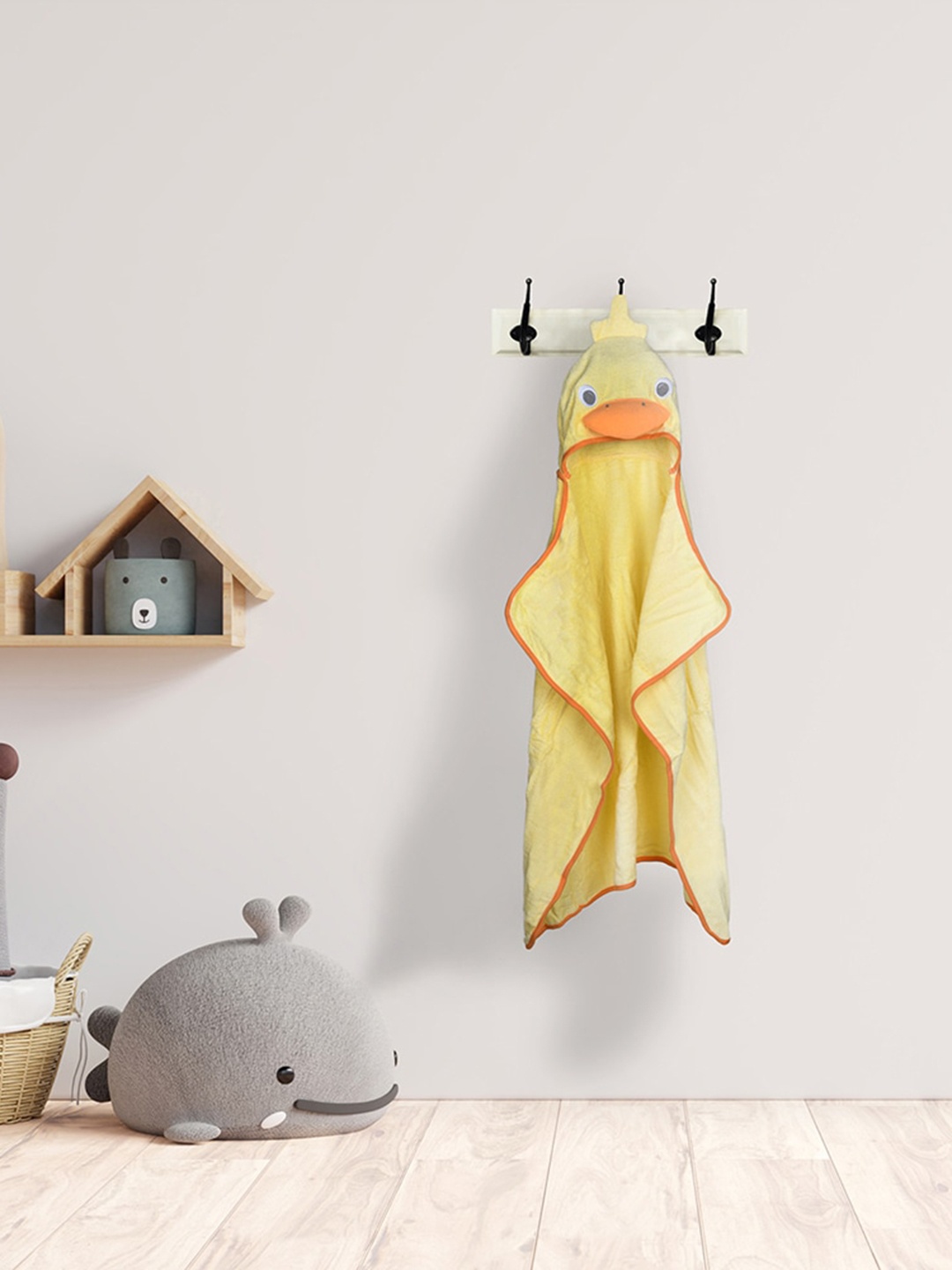

Baby Moo Unisex Kids Yellow Bath Towels