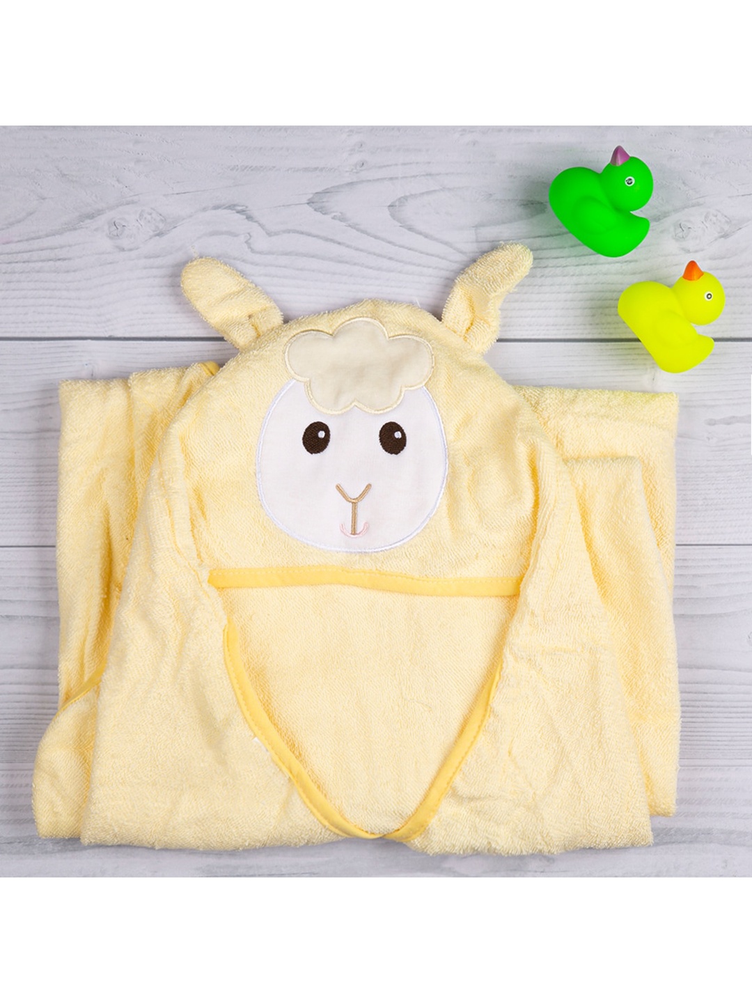 

Baby Moo Kids Yellow Hooded Cotton Bath Towel