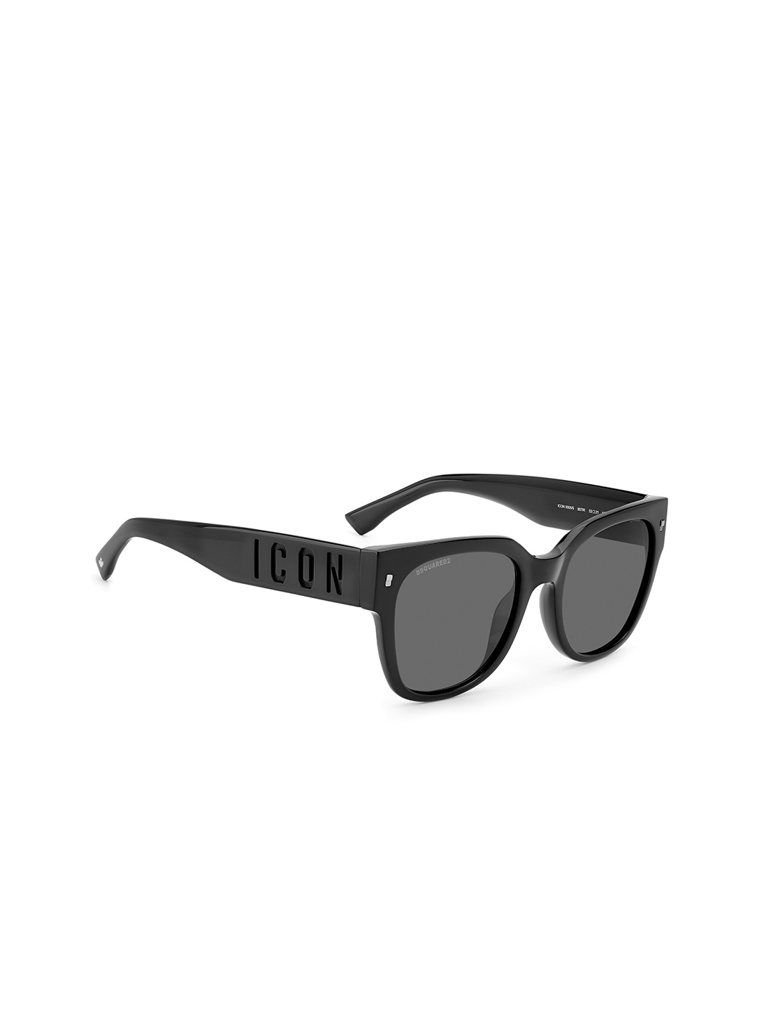 

Dsquared2 Women Grey Lens & Black Wayfarer Sunglasses with UV Protected Lens