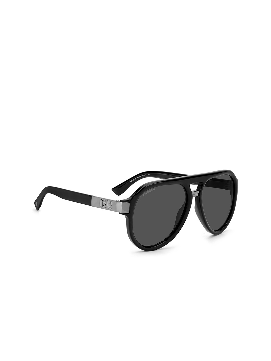 

Dsquared2 Men Grey Aviator Sunglasses with UV Protected Lens