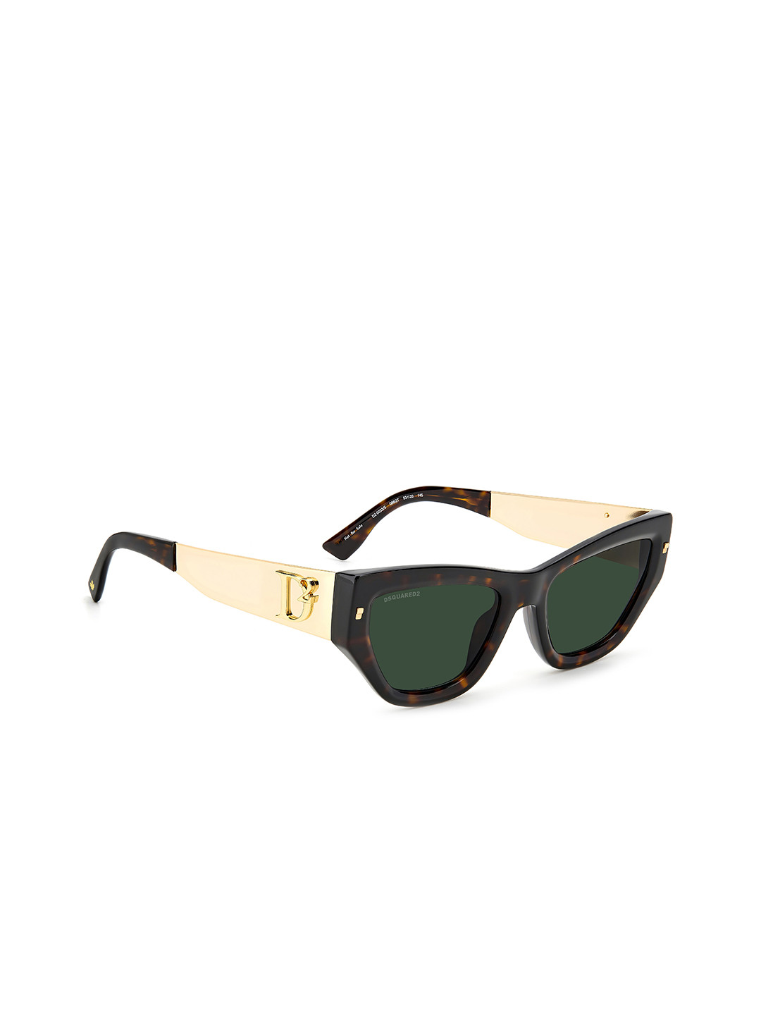 

Dsquared2 Women Green Lens & Brown Cateye Sunglasses with UV Protected Lens 20491608653QT