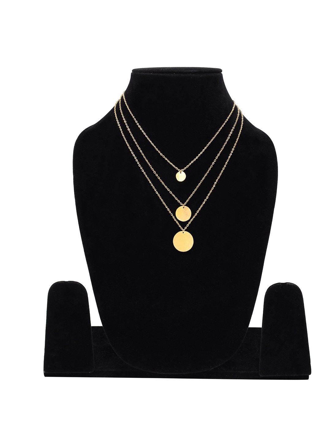 

Goldnera Women Gold-Plated Circular Jewellery Set