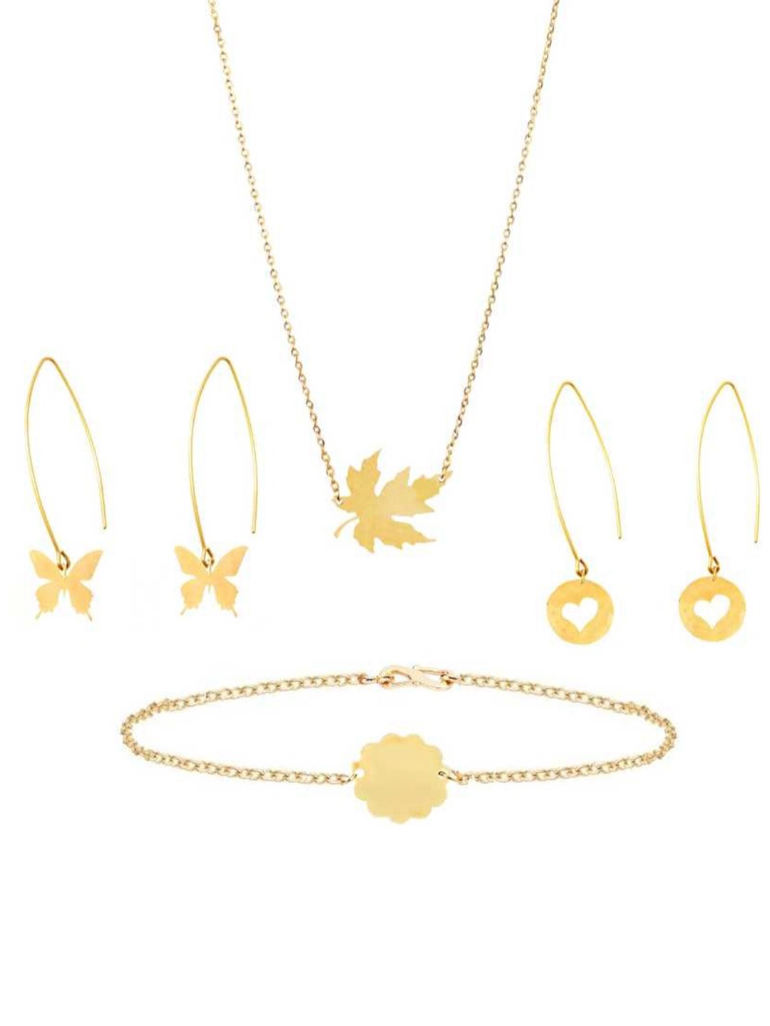 

Goldnera Gold-Plated Handcrafted Jewellery Set