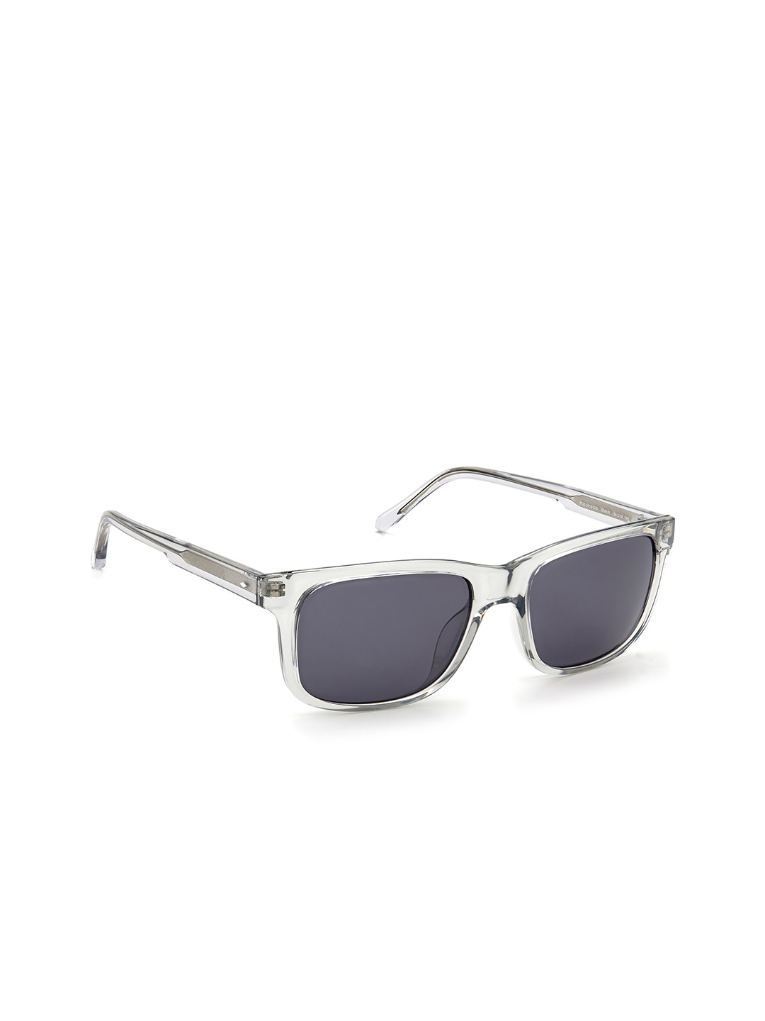 

Fossil Men Grey Lens & Silver-Toned Rectangle Sunglasses 20418963M55IR