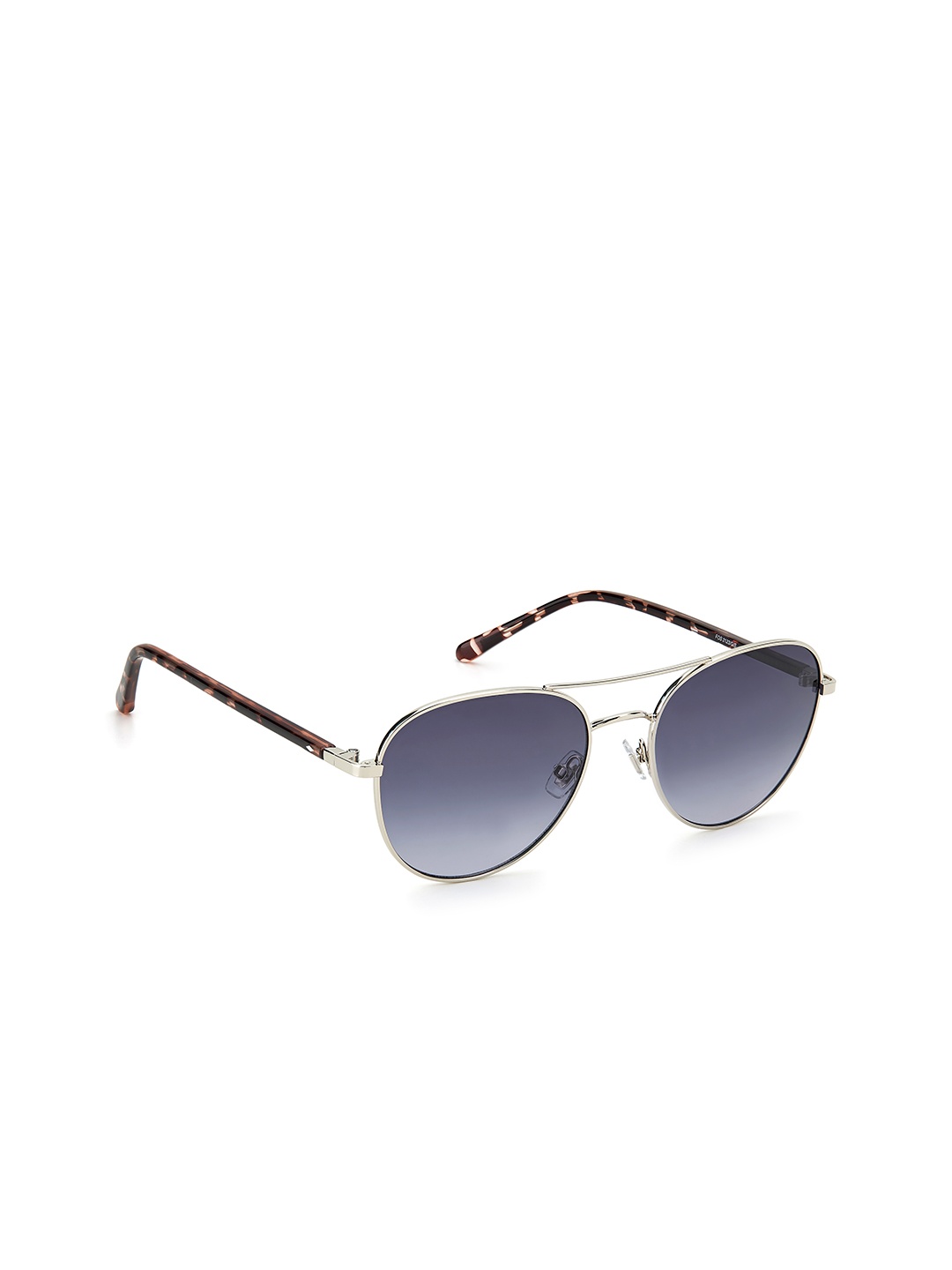 

Fossil Women Grey & Brown Round Sunglasses