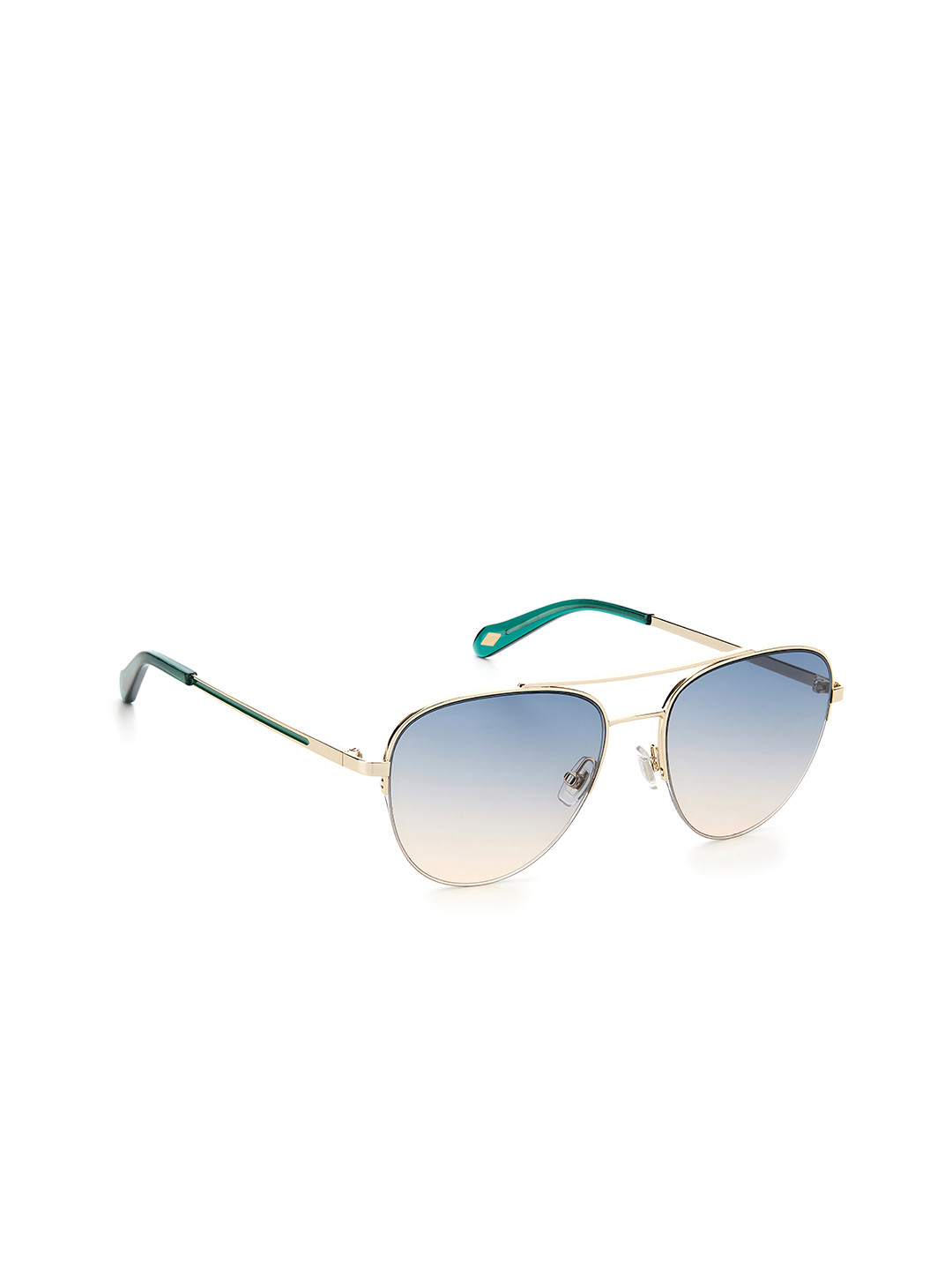 

Fossil Women Brown & Gold-Toned Aviator Sunglasses