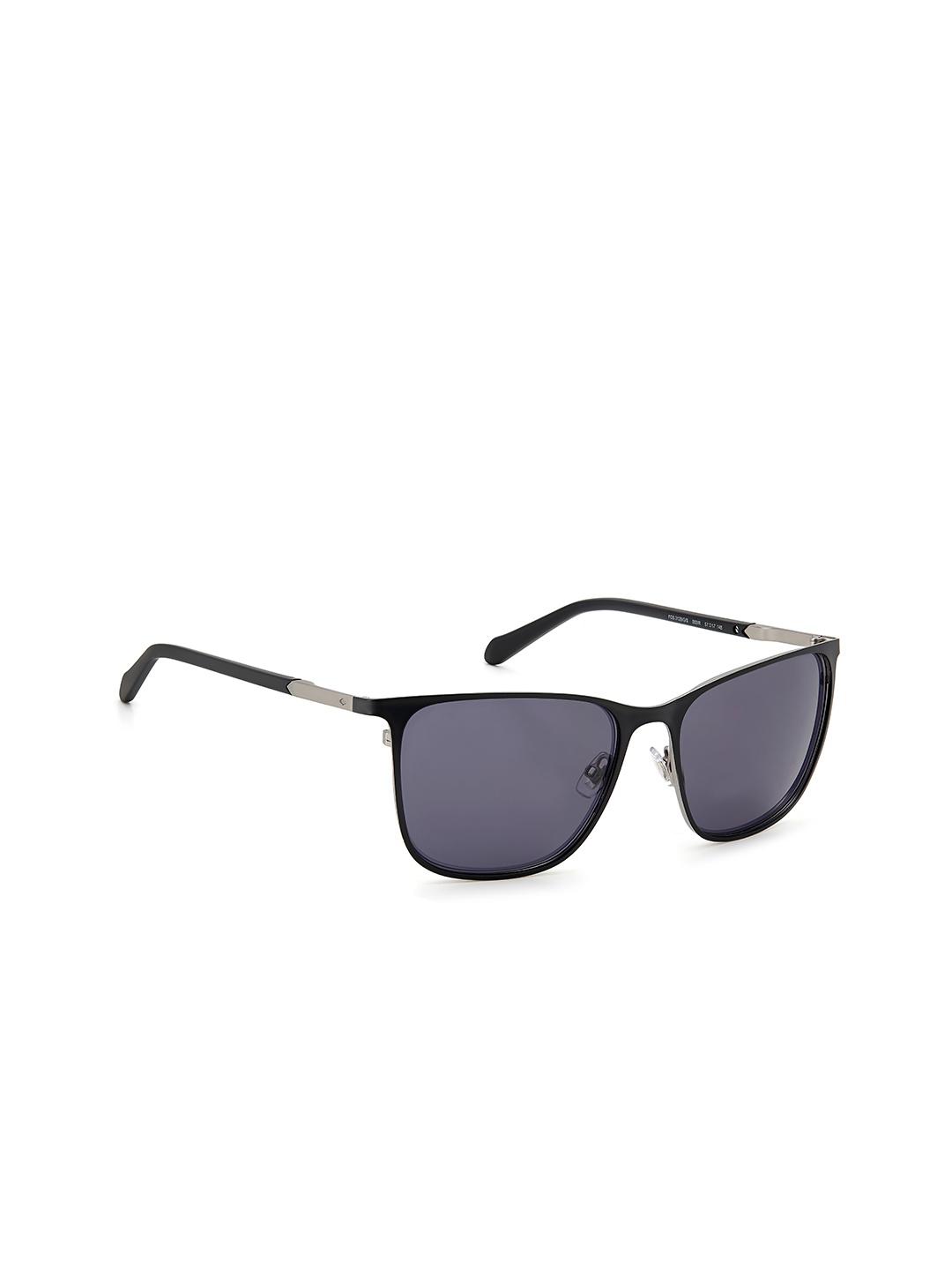 

Fossil Men Grey Lens & Black Full Rim Rectangle Sunglasses