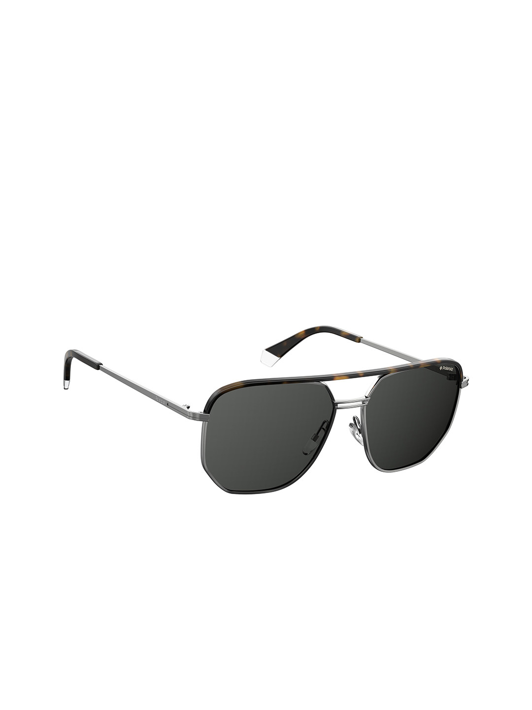 

Polaroid Men Grey Lens & Brown Square Sunglasses 20290731Z58M9