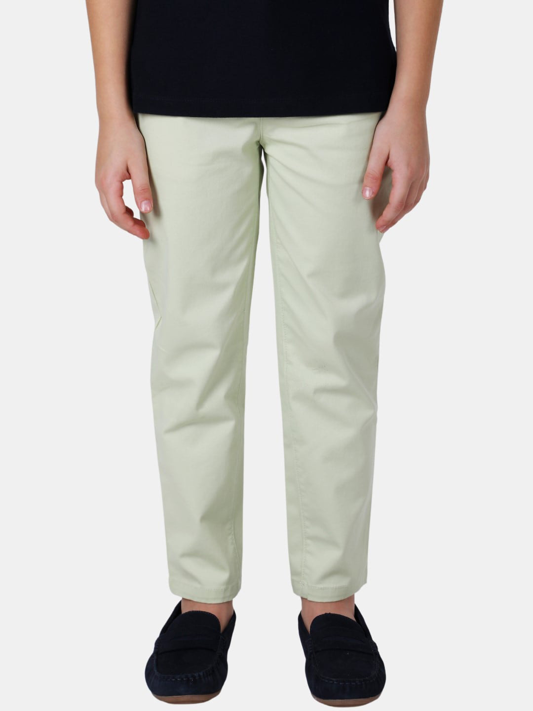 

One Friday Boys Mint Green Relaxed Chinos Trousers
